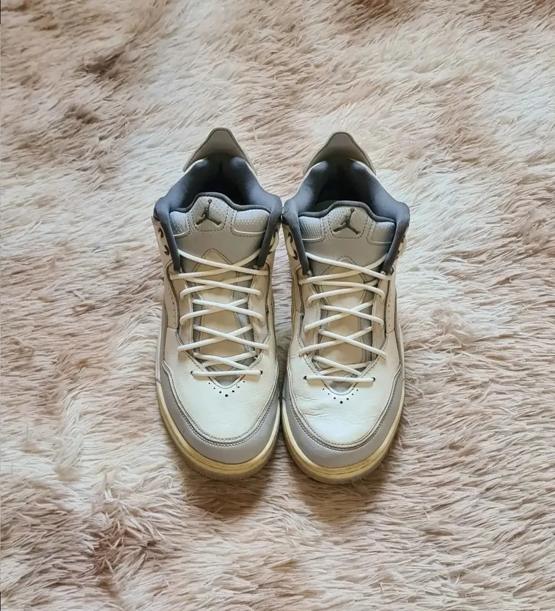 Jordan Basketballschuhe Weiß Blau High