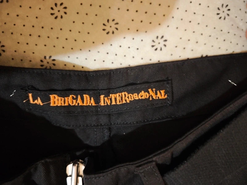 Pantalon évasé vintage Y2K noir zips métalliques neuf avec étiquette – Vintage Dressing – taille XXXS / 30 / 2 3