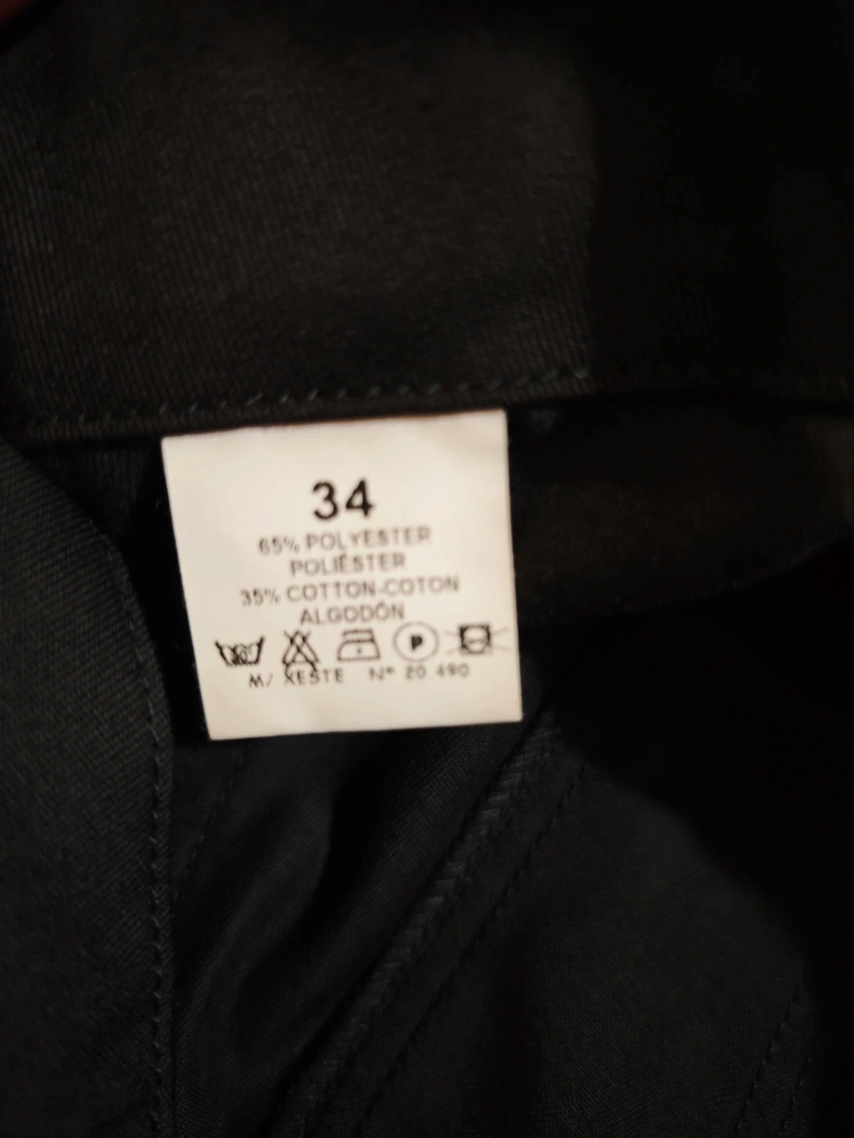 Pantalon évasé vintage Y2K noir zips métalliques neuf avec étiquette – Vintage Dressing – taille XXXS / 30 / 2 2