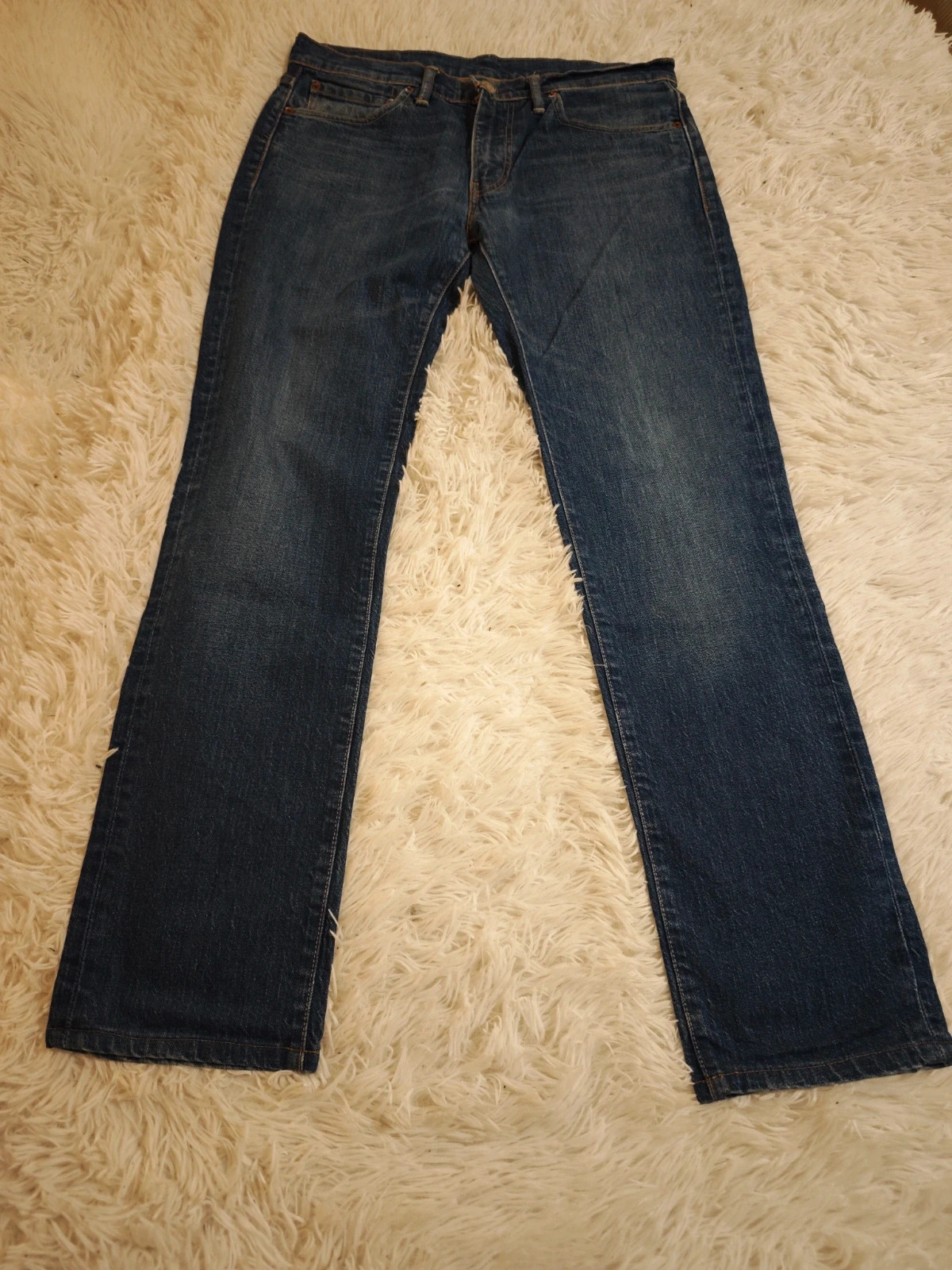 Jean Levi's 511 Slim Fit bleu foncé délavé