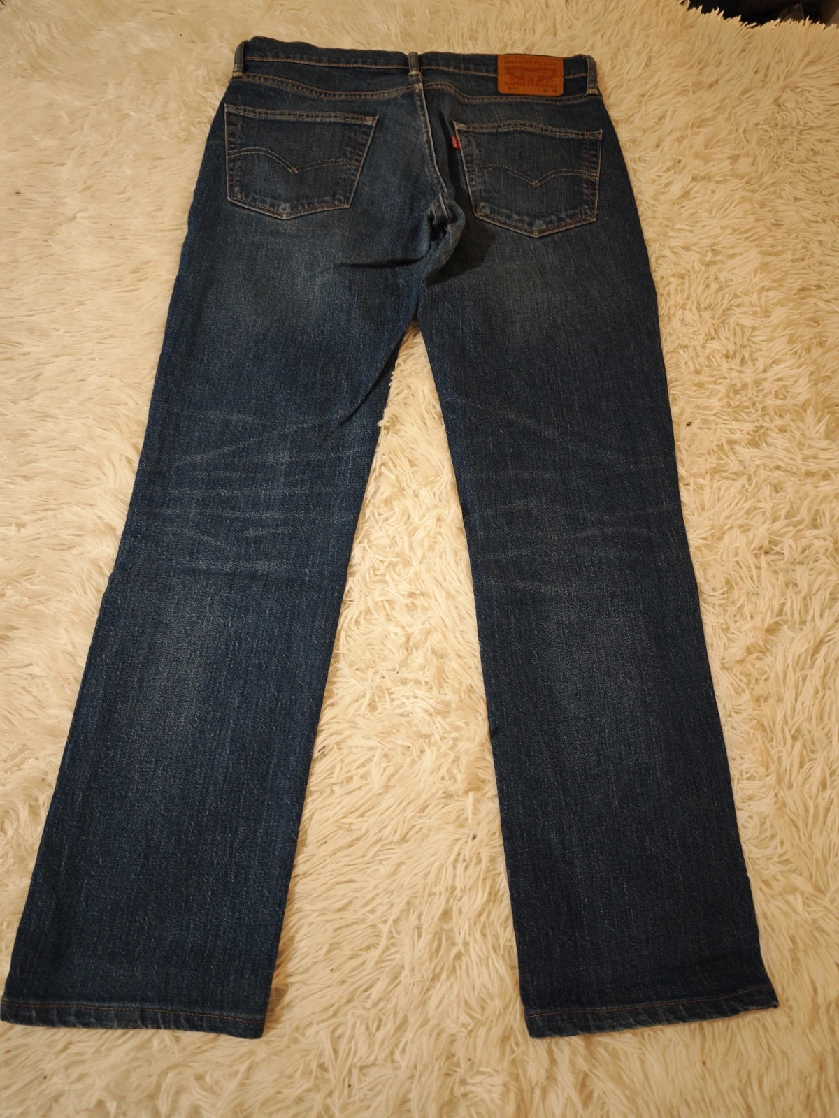 Jean Levi's 501 Original coupe droite bleu indigo foncé