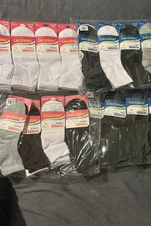 Mega pack calcetines semi-alto 48 pares