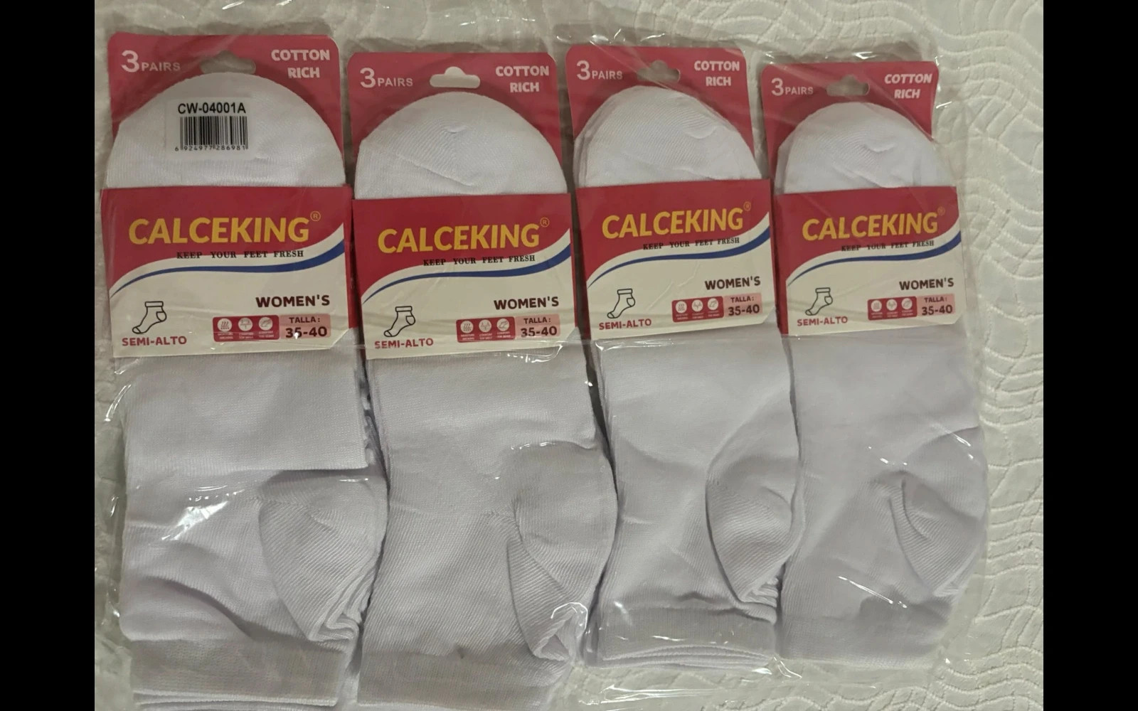 Pack de calcetínes semi-alto 24 pares – taille S | 35–38 2
