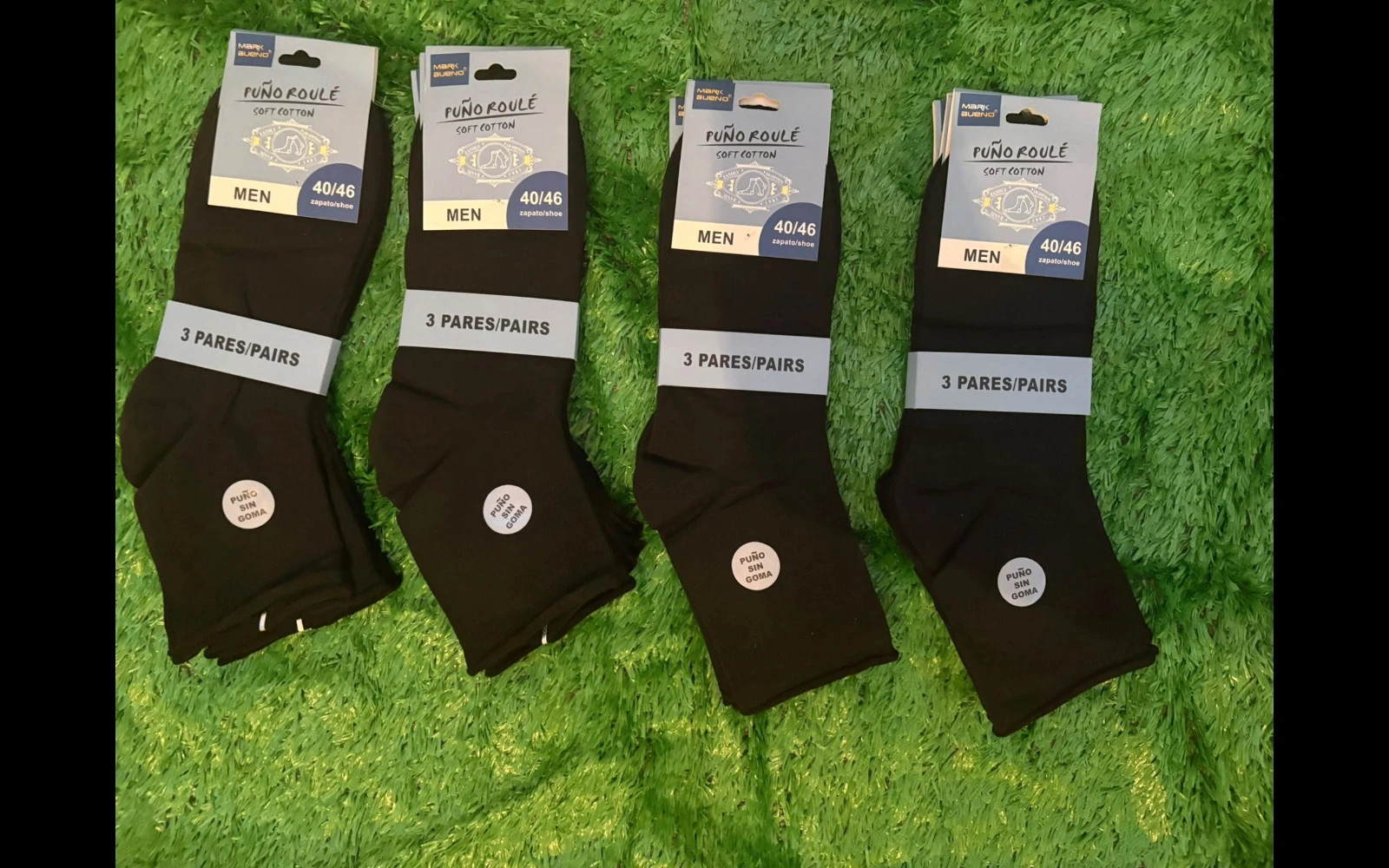 Calcetines sin puño 12 pares