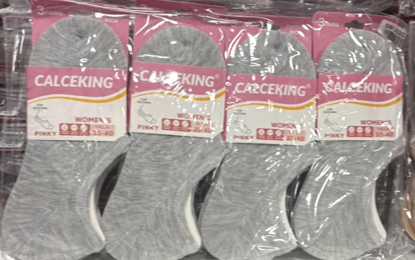 Calcetínes Pinkies 12 pares