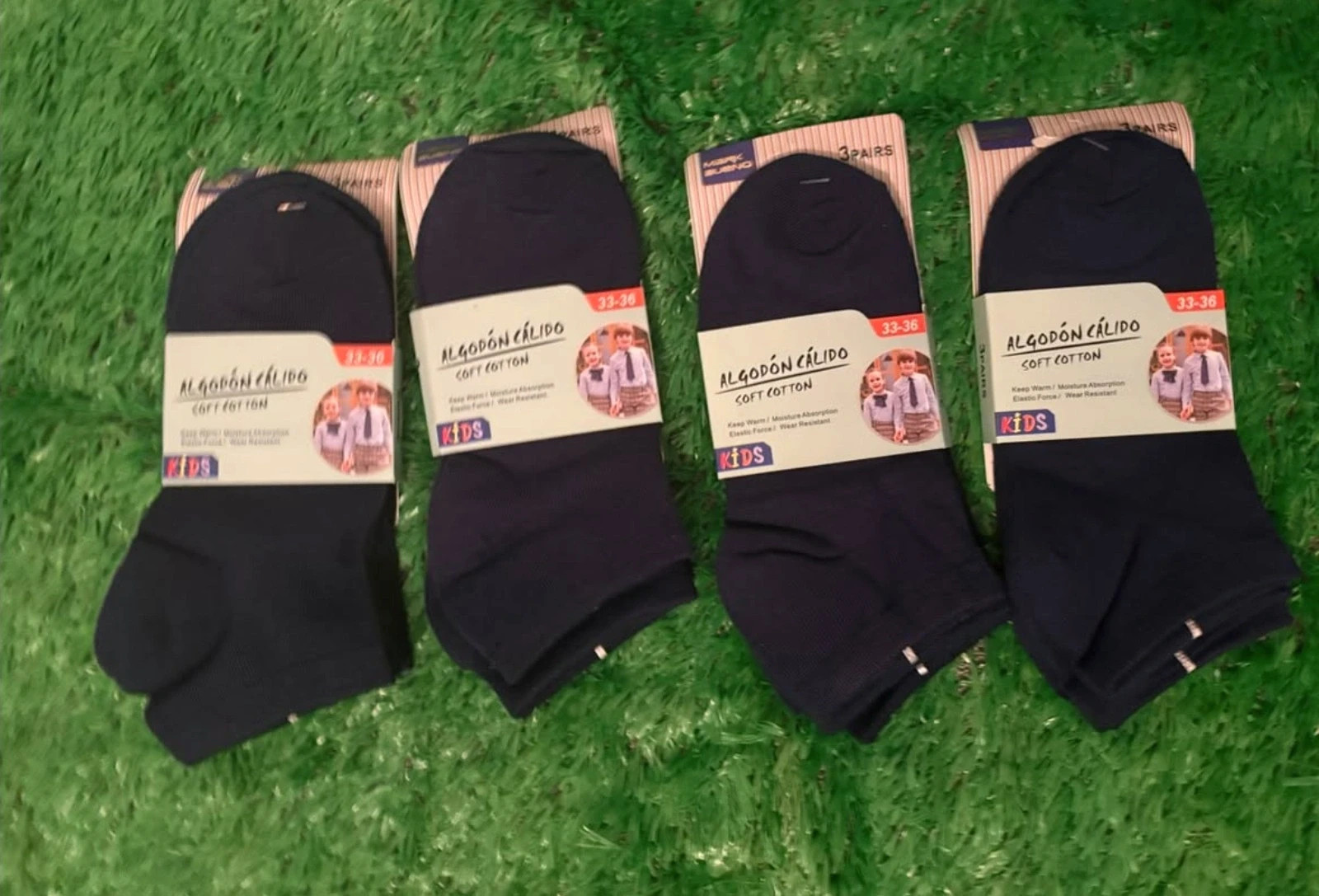 Calcetínes Tobillero niño 12 pares