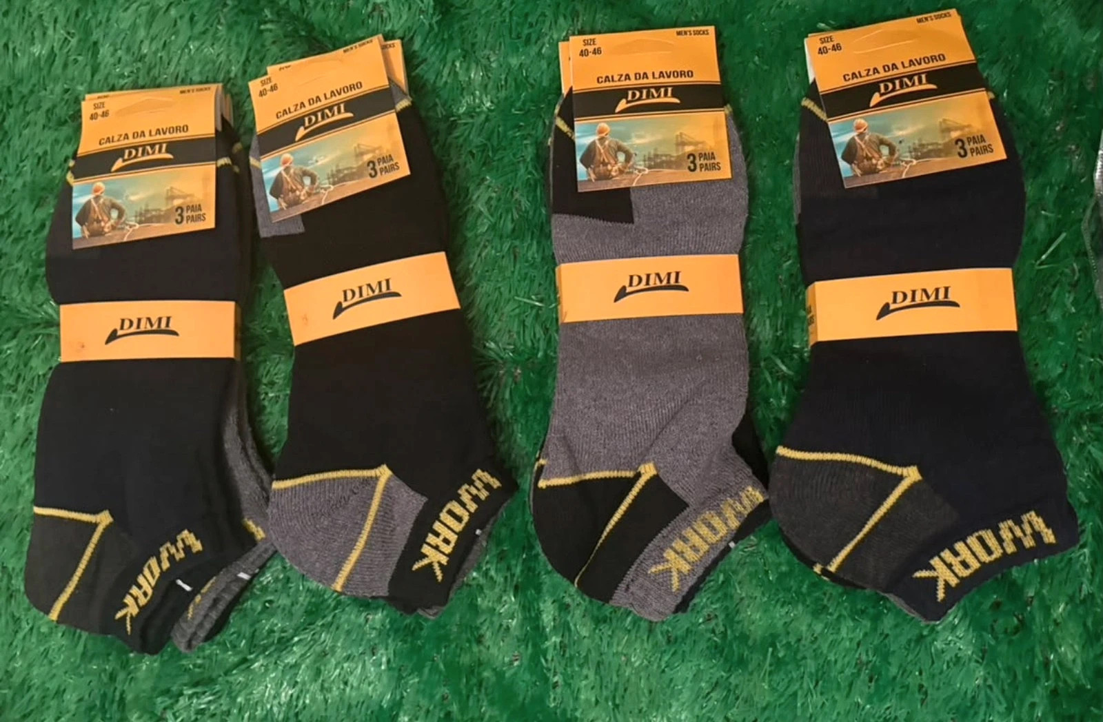 Calcetines Tobillero de trabajo 12 pares