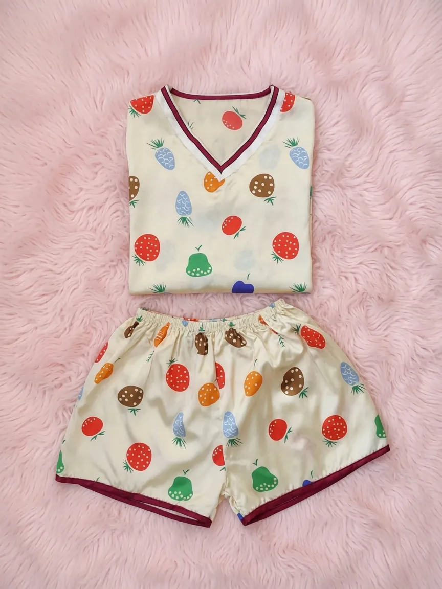 Pyjama enfant fruits colorés 2