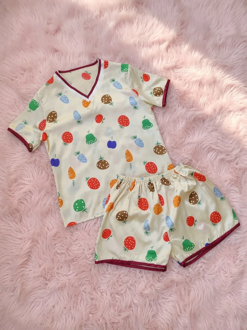 Pyjama enfant fruits colorés 5