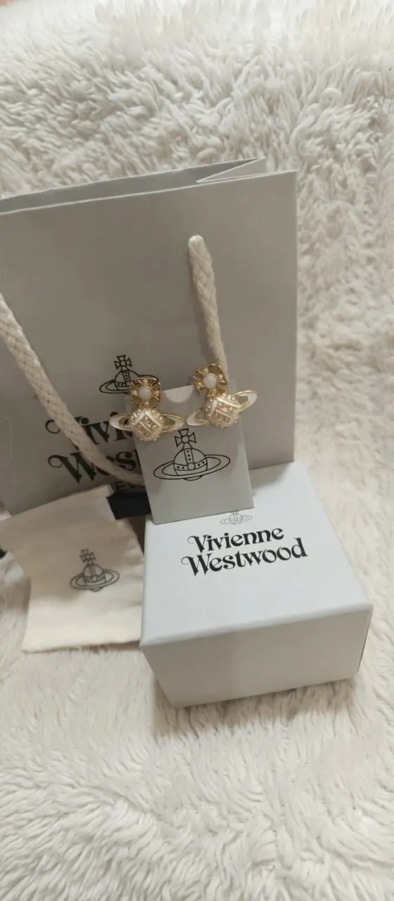 Boucles d'oreilles Vivienne Westwood argentées