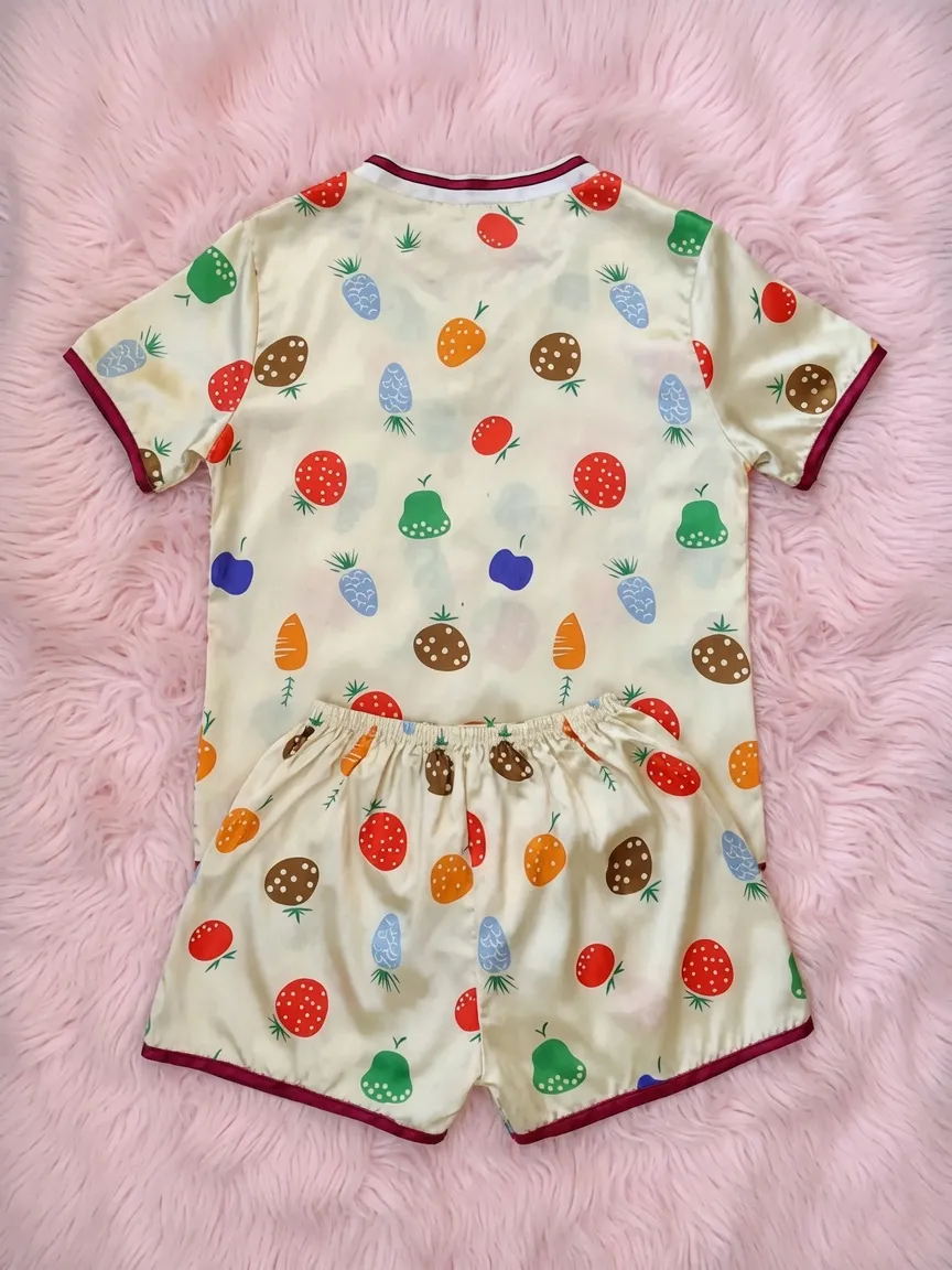 Pyjama enfant fruits colorés