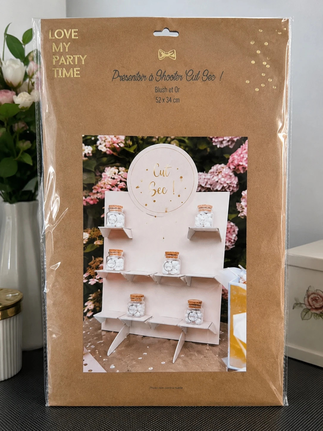 Présentoir Baby Shower / fête Cut Sec – Neuf sous blister – Love 2