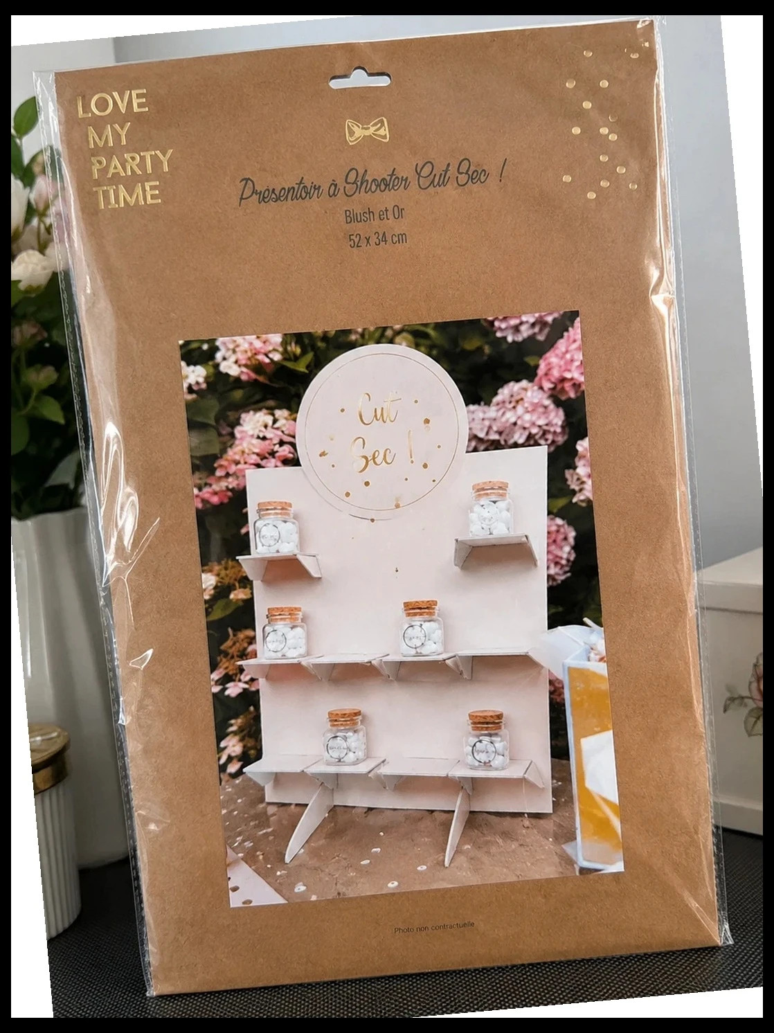 Neuf sous blister – Présentoir fête Cut Sec / Baby Shower – Love 2