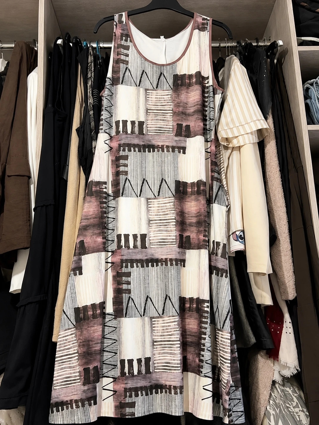 Robe longue ample imprimée SHEIN – Taille XL – Coupe fluide – Shein – taille XL / 42 / 14 2