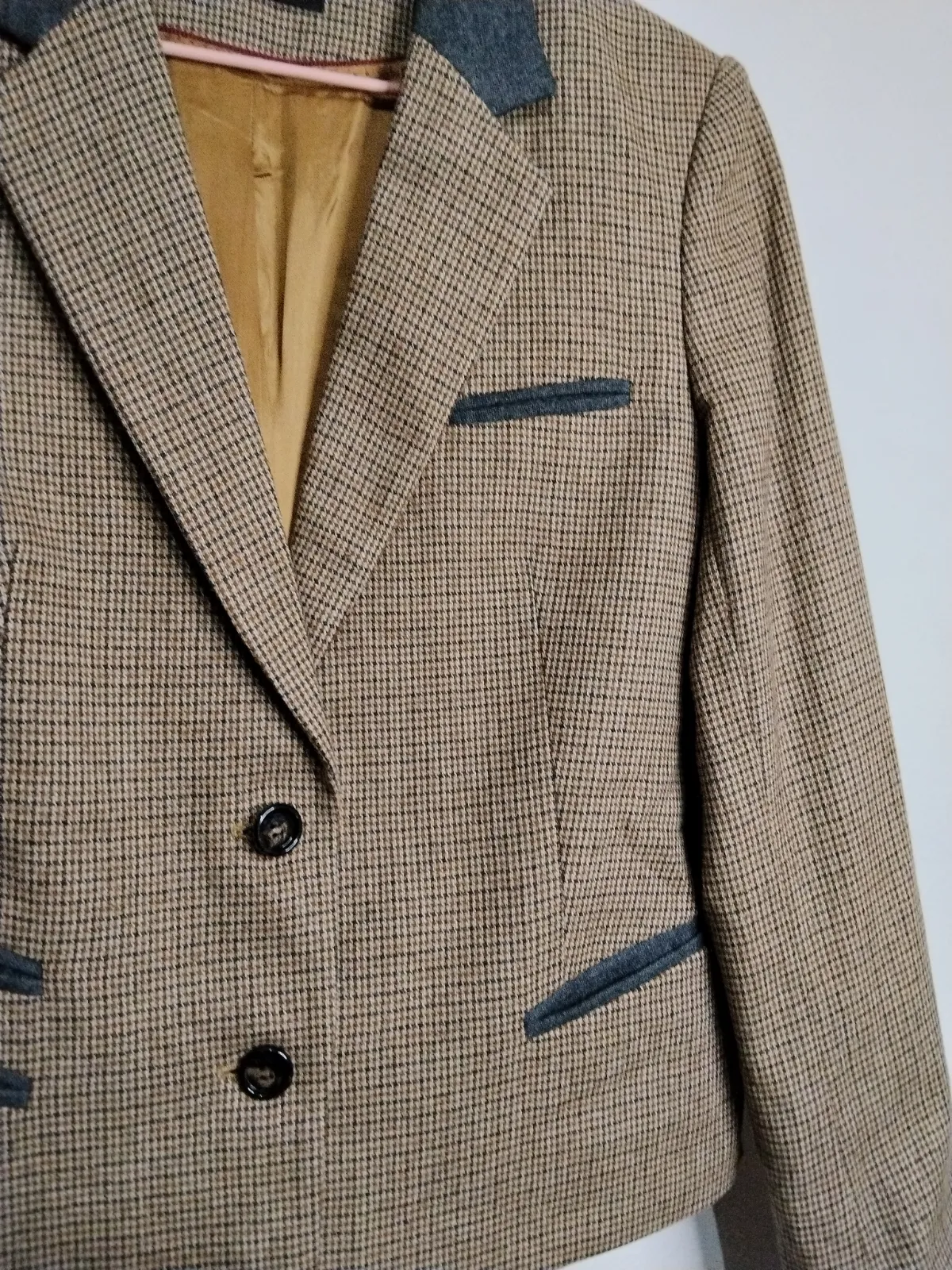 Blazer estilo retro vintage Massimo Dutti cuello gris – Massimo Dutti – taille M 3