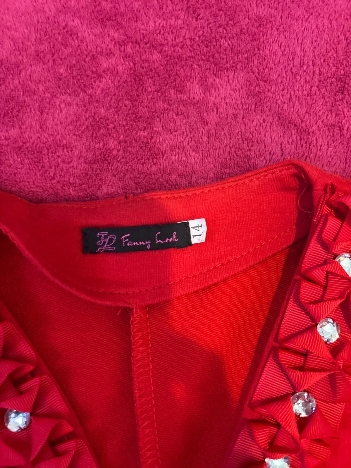 veste rouge – Fanny Look – taille S / 36 / 8 2