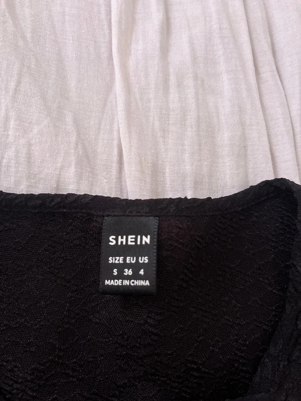 blouse noir – Shein – taille S / 36 / 8 2