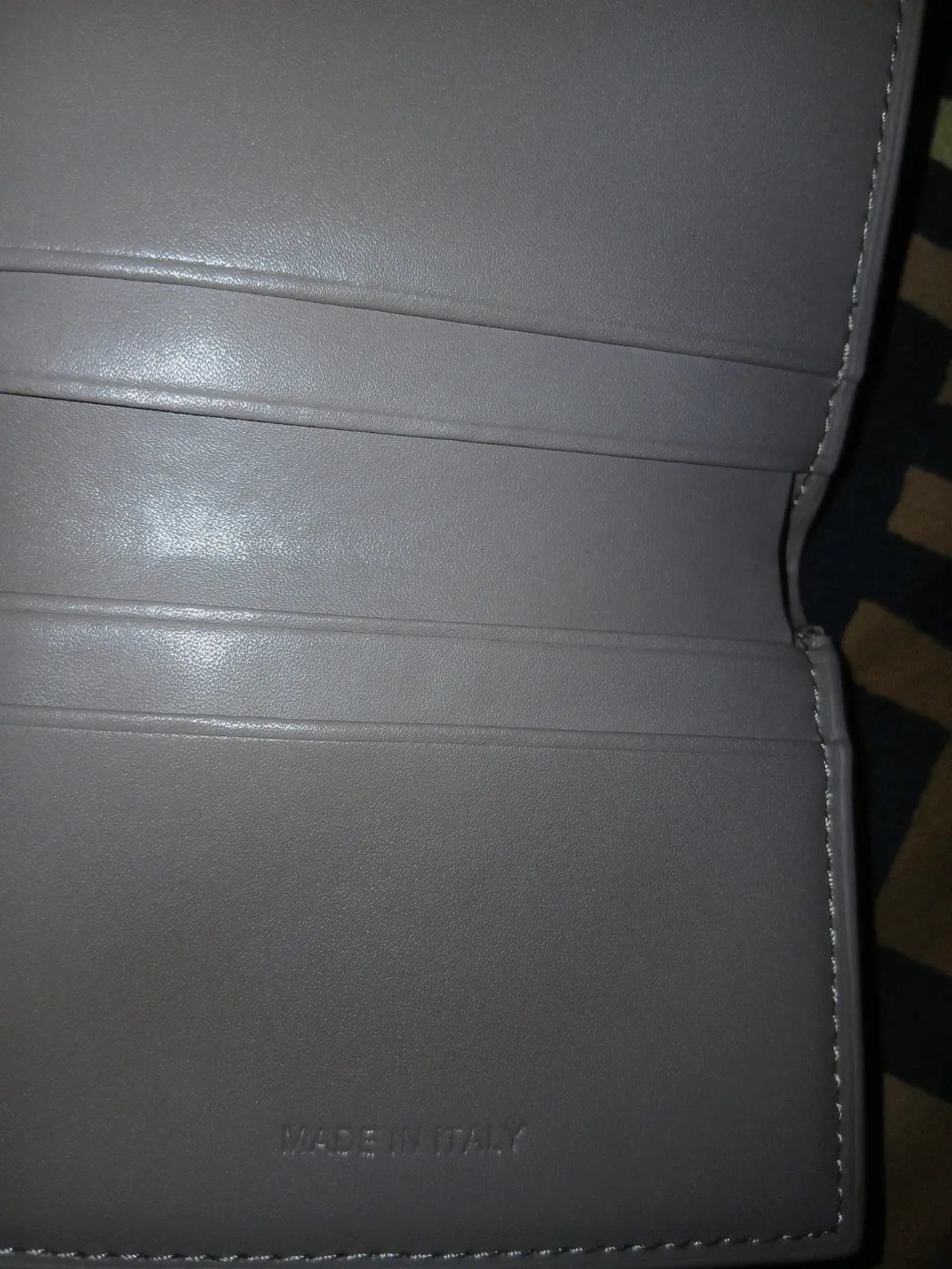 Portefeuille Celine Triomphe en cuir gris – Celine – taille Taille unique 5