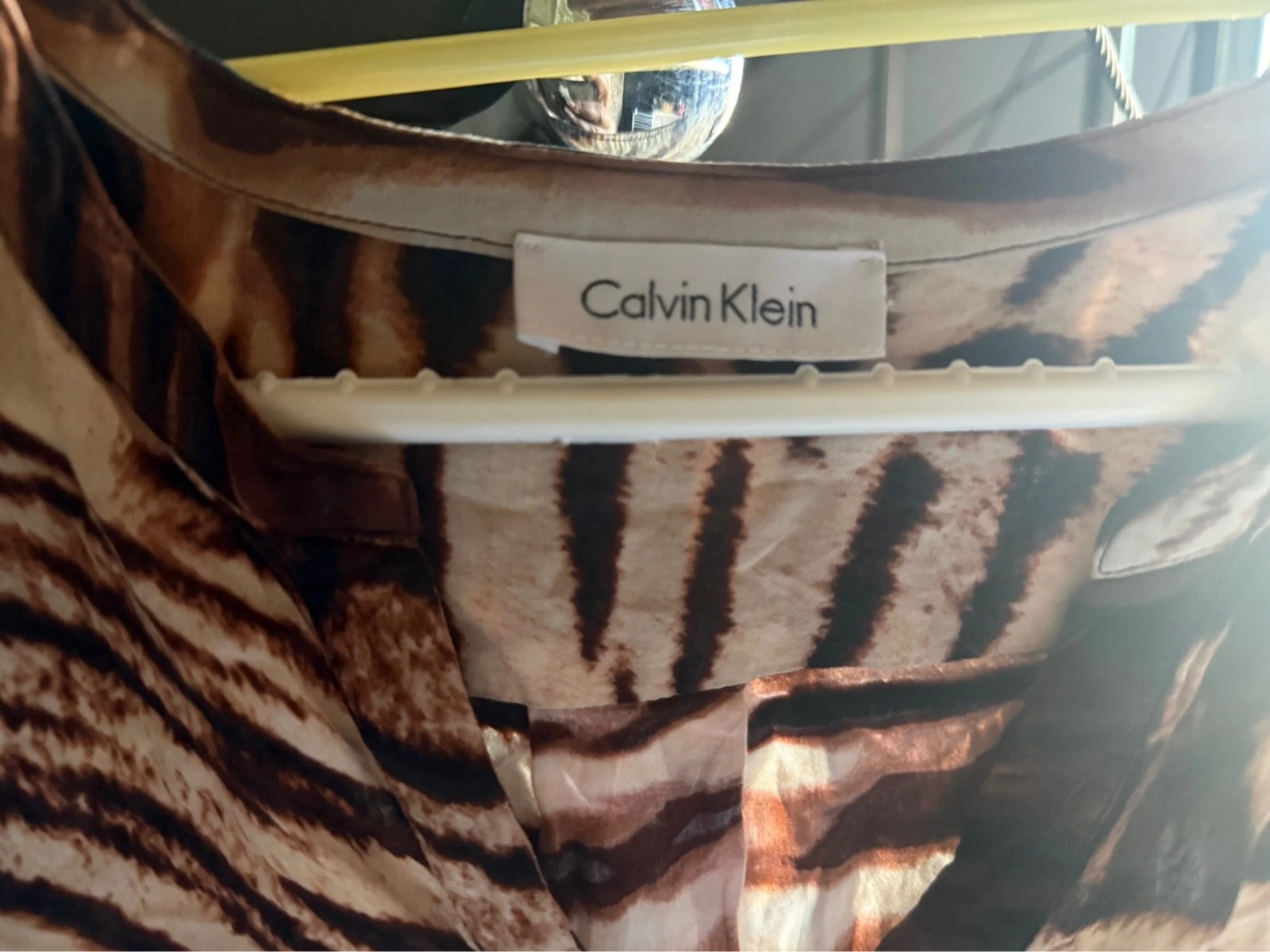 Camisa animal print – Calvin Klein – taille M / 38 / 10 3