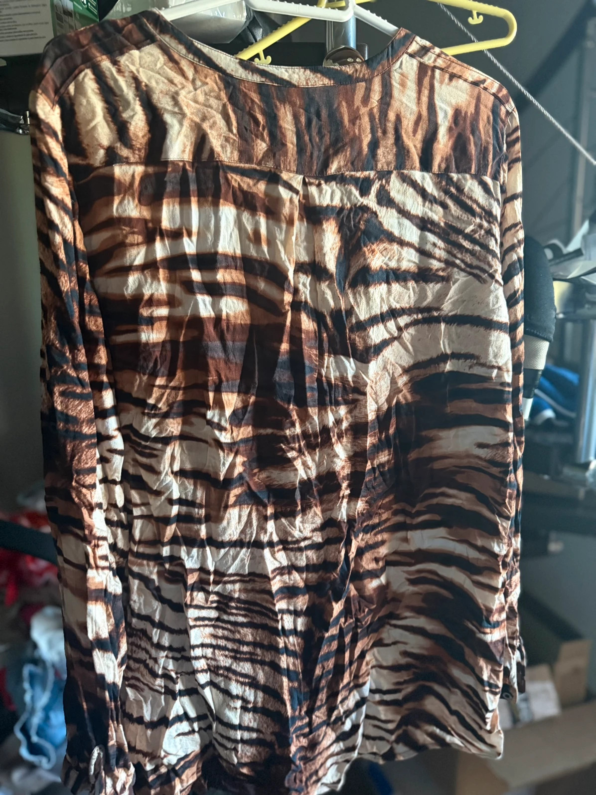 Camisa animal print – Calvin Klein – taille M / 38 / 10