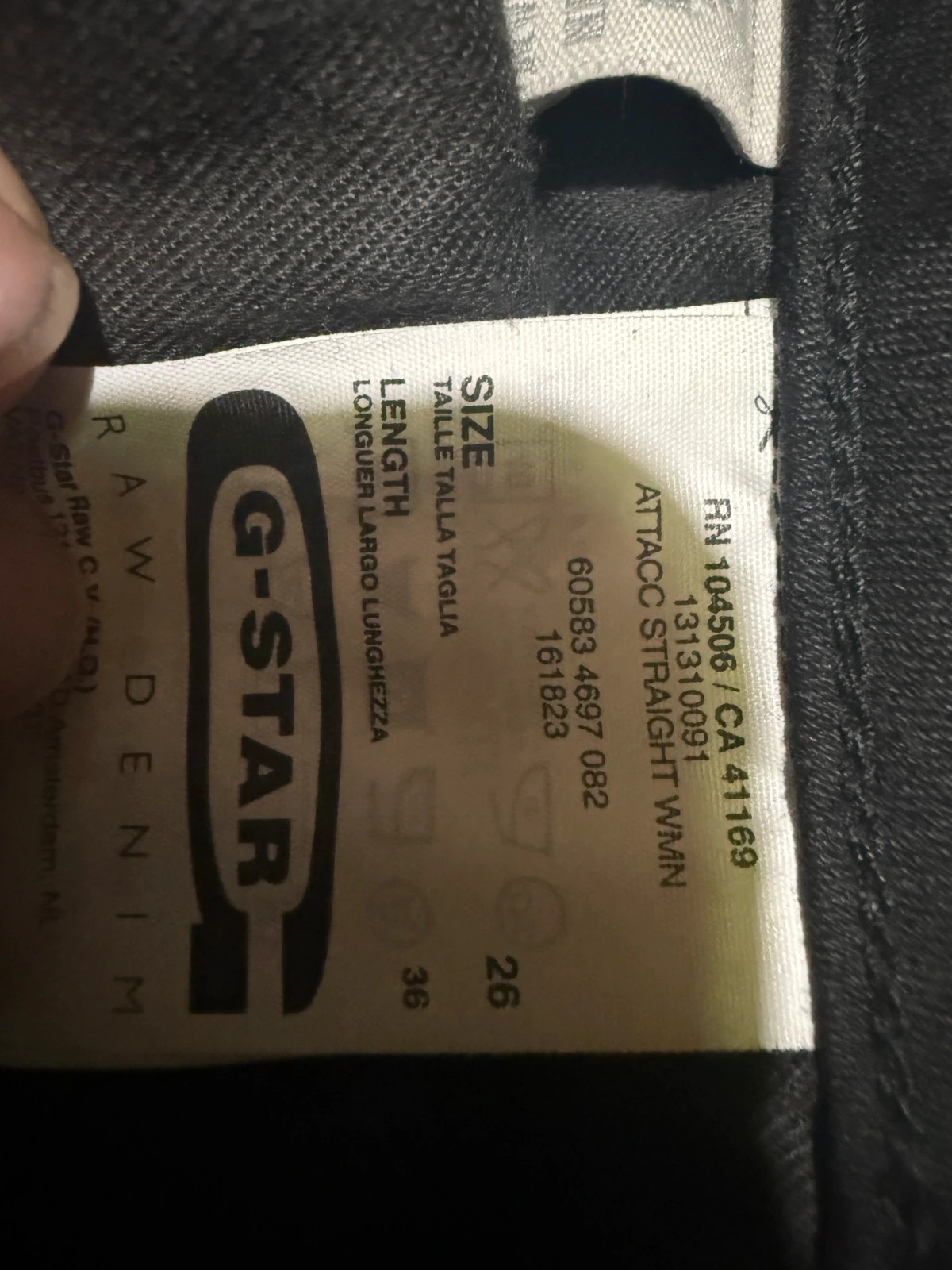 Vaquero pitillo g-star – G-Star RAW – taille S / 36 / 8 5