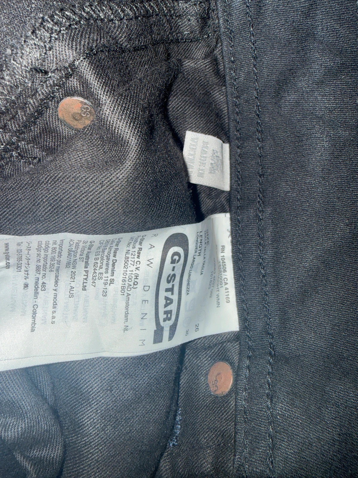 Vaquero pitillo g-star – G-Star RAW – taille S / 36 / 8 4