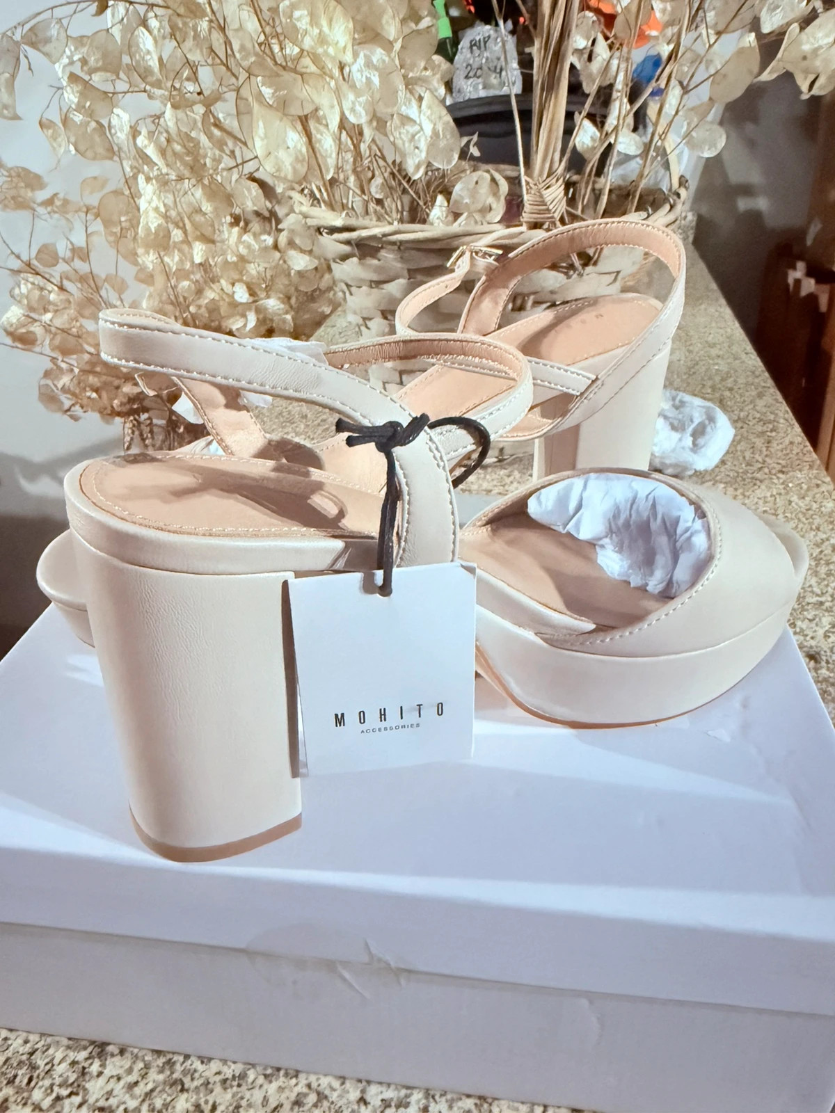 Sandalia beige mohito – Mohito – taille 40 2