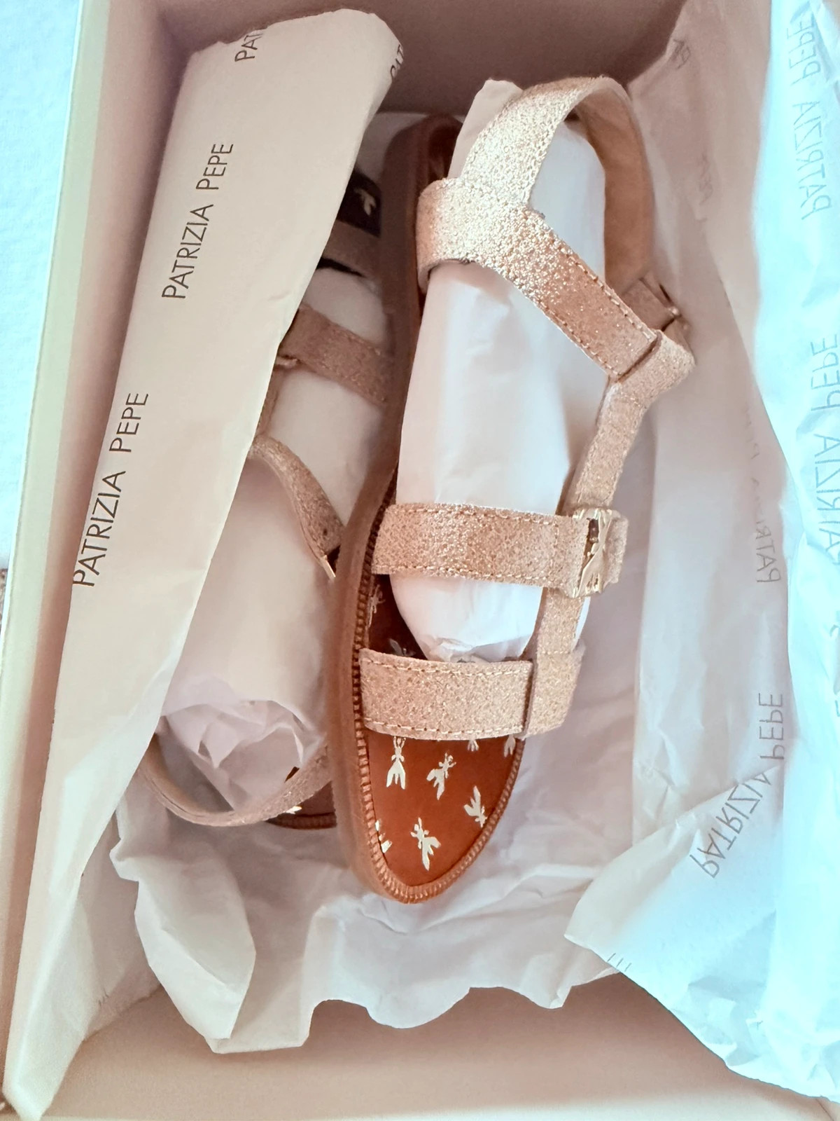 Sandalias de verano de piel patricia pepe – Patrizia Pepe – taille 31 3