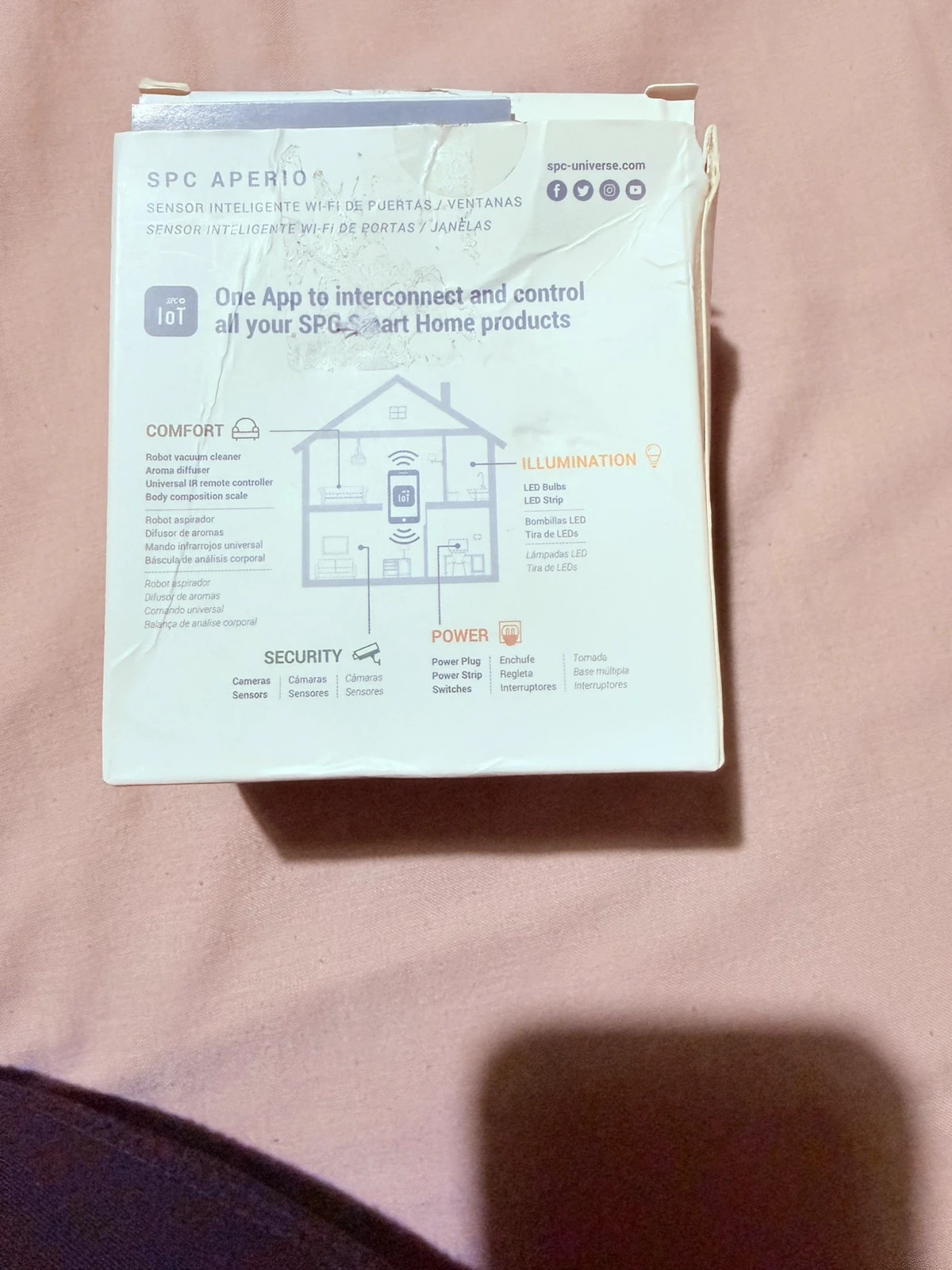 Sensor para puerta o ventanas SPC aperio – SPC 2