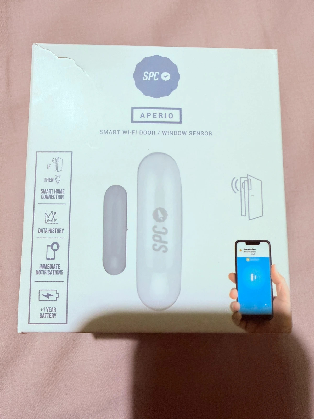 Sensor para puerta o ventanas SPC aperio – SPC