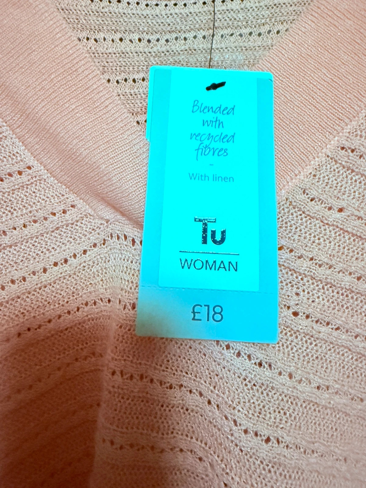 Jersey calado de verano color coral – TU – taille XXXL / 46 / 18 3