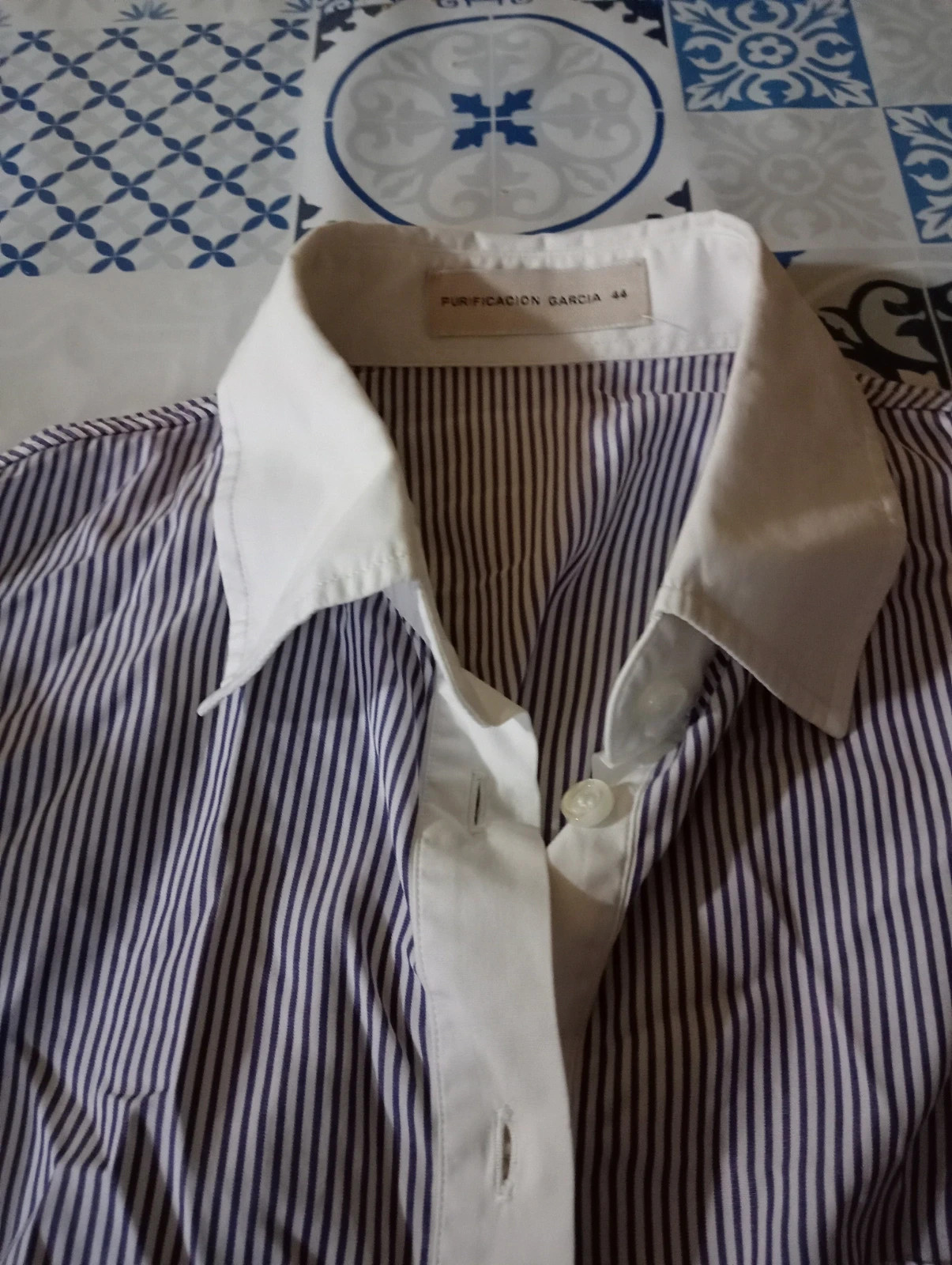 Camisa entallada de raya morada purificación garcia – Purificación García – taille XXL / 44 / 16 3