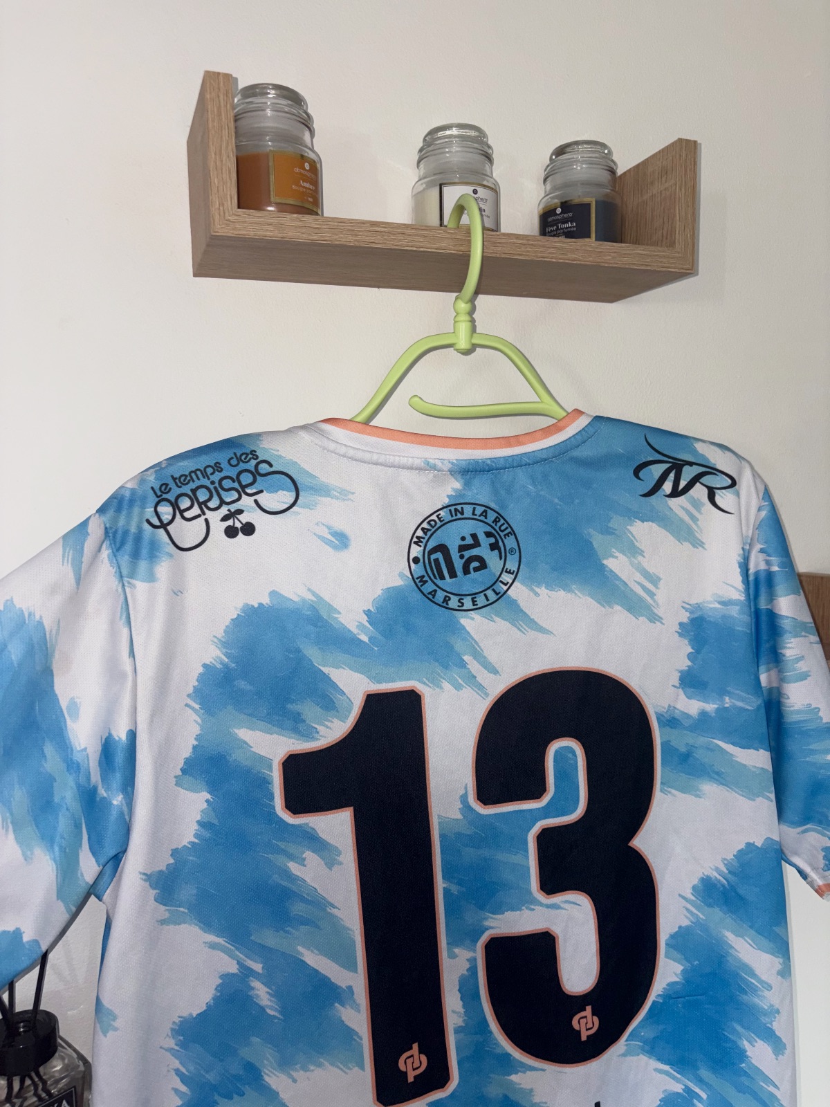 Maillot 13 Organisé II Blanc et Bleu – 13 Organisé – taille S 8