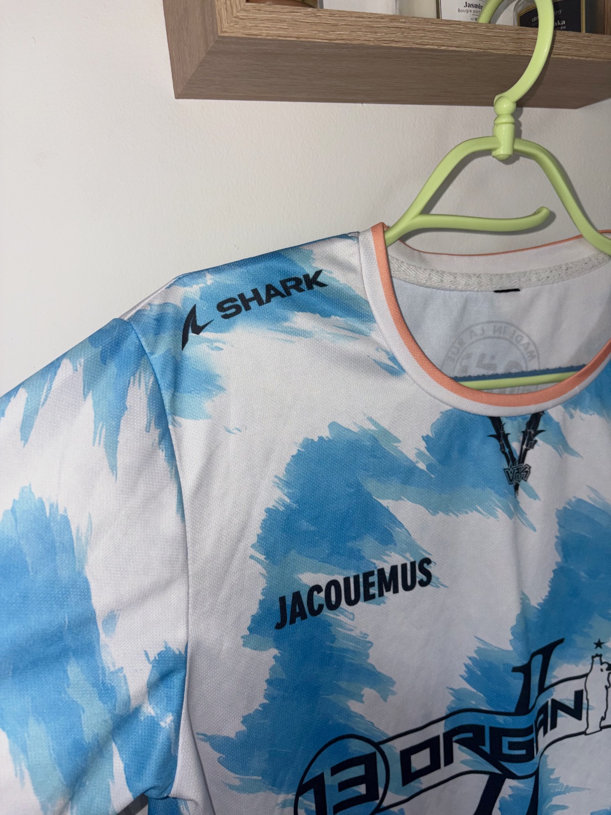 Maillot 13 Organisé II Blanc et Bleu – 13 Organisé – taille S 5