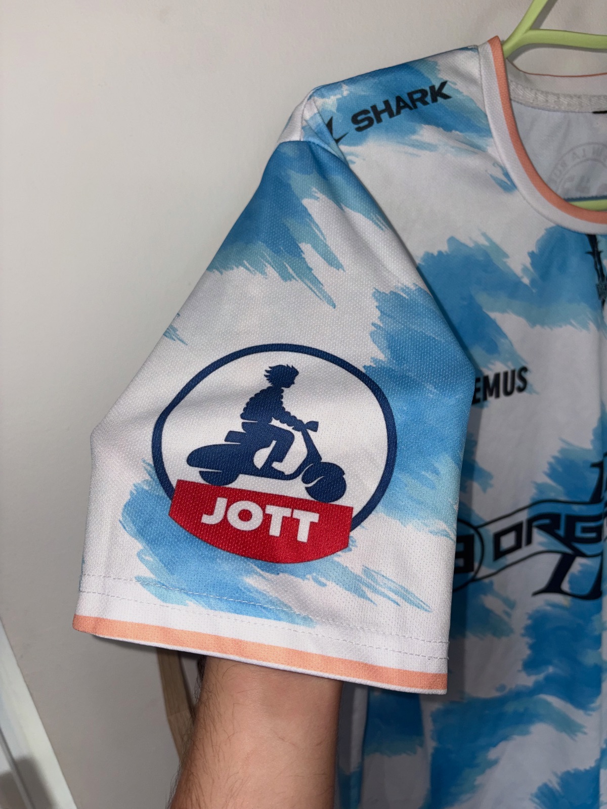 Maillot 13 Organisé II Blanc et Bleu – 13 Organisé – taille S 4