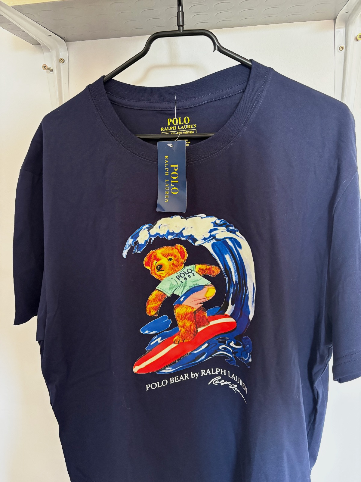T-shirt Polo Ralph Lauren Polo Bear Surfer bleu marine – Ralph Lauren – taille XXL 3