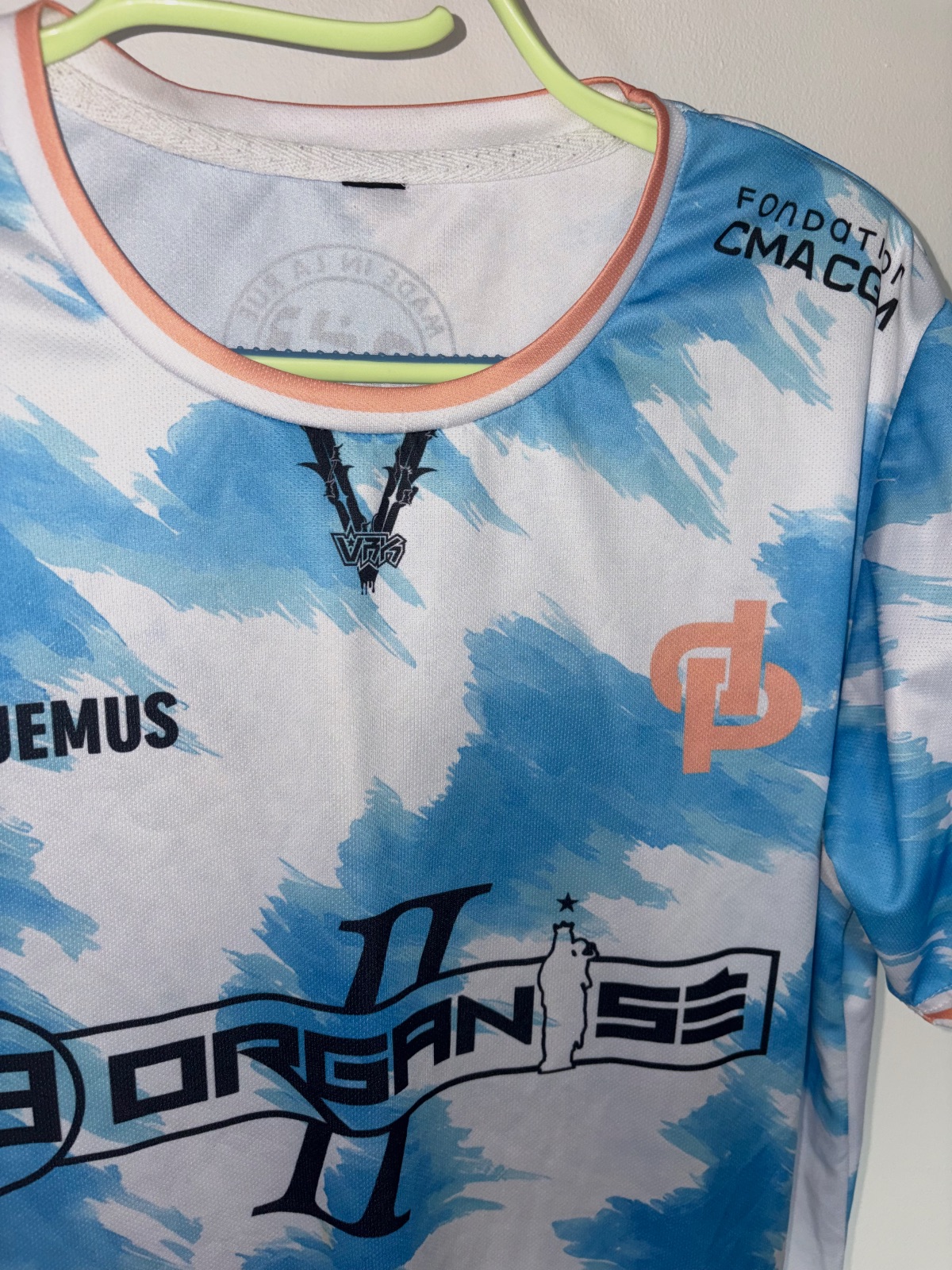 Maillot 13 Organisé II Blanc et Bleu – 13 Organisé – taille S 6