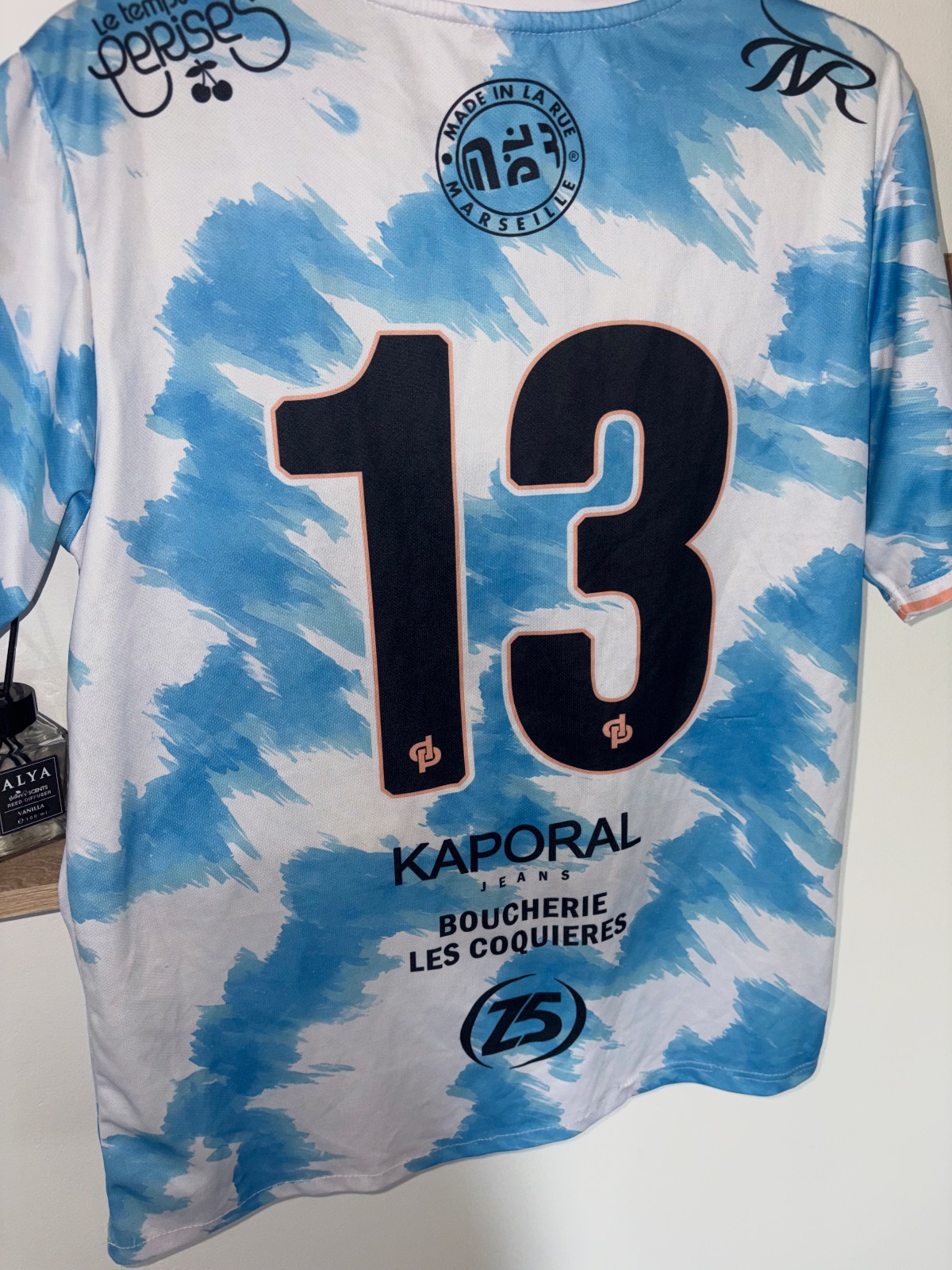 Maillot 13 Organisé II Blanc et Bleu – 13 Organisé – taille S 9