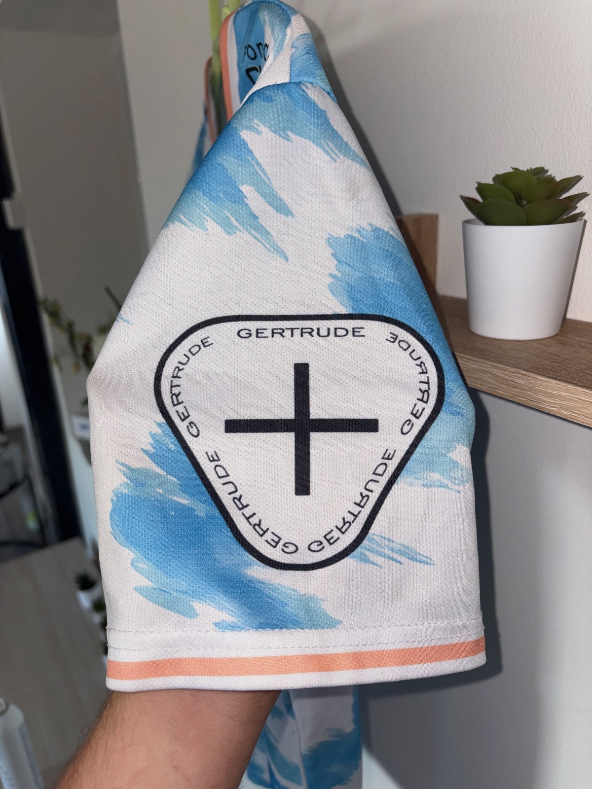 Maillot 13 Organisé II Blanc et Bleu – 13 Organisé – taille S 3