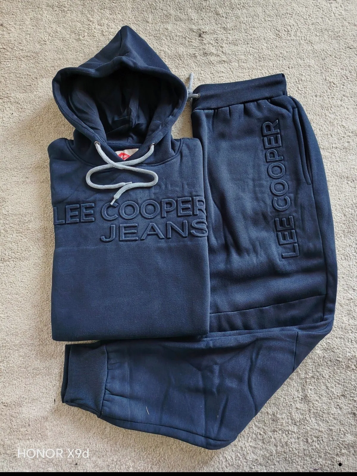 Ensemble jogging homme lee cooper marine S
