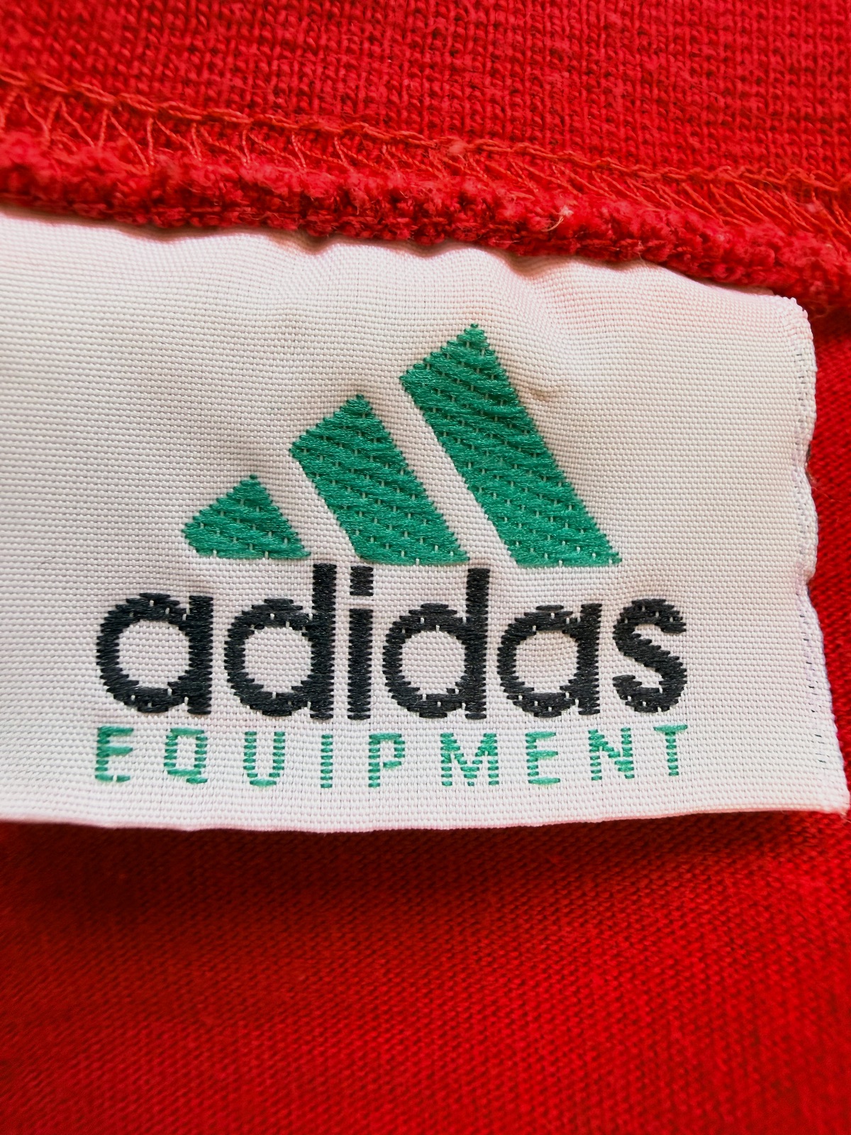 Camiseta roja Adidas Equipment vintage – Adidas – taille L 4