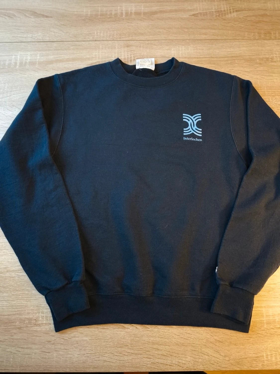 Sweat Champion ras de cou logo noir Homme Taille S