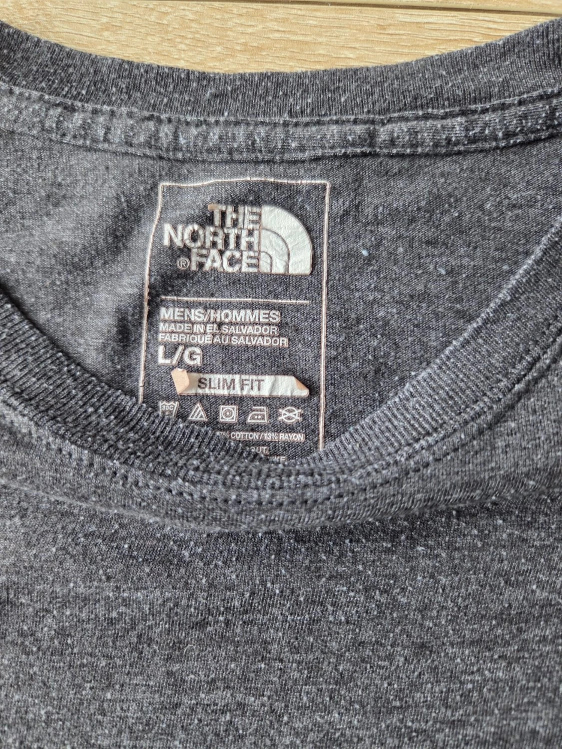 T-shirt The North Face imprimé slim col rond Gris Homme Taille L – The North Face – taille L 3