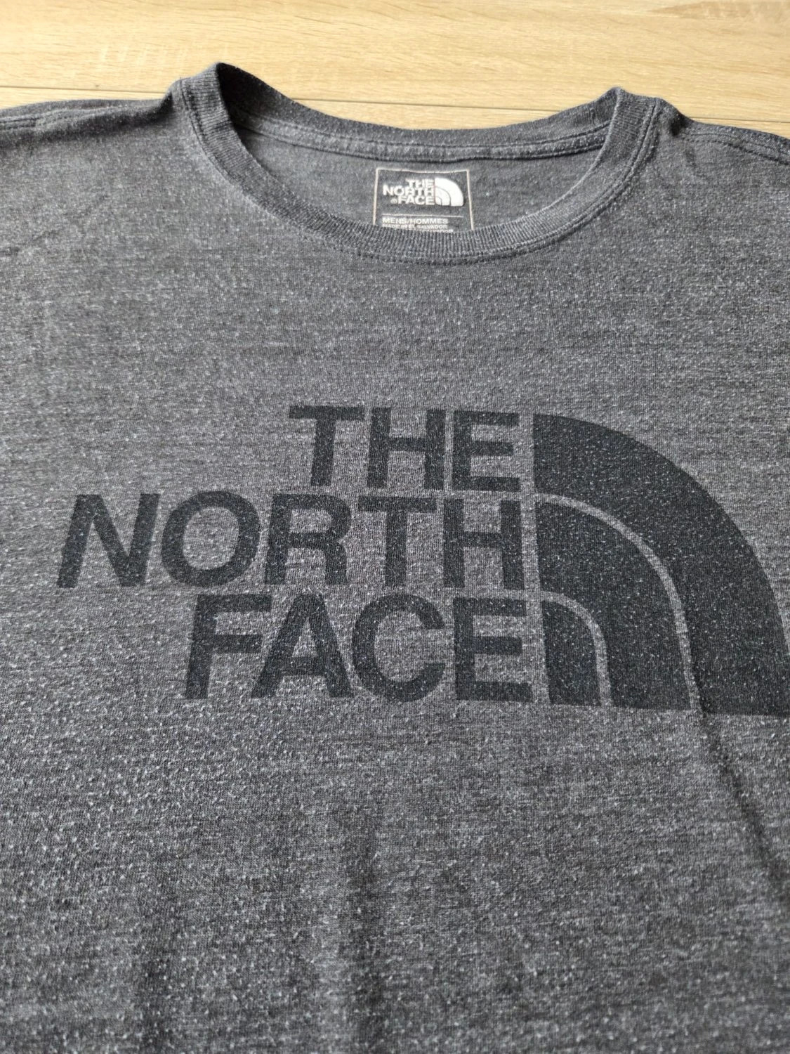 T-shirt The North Face imprimé slim col rond Gris Homme Taille L