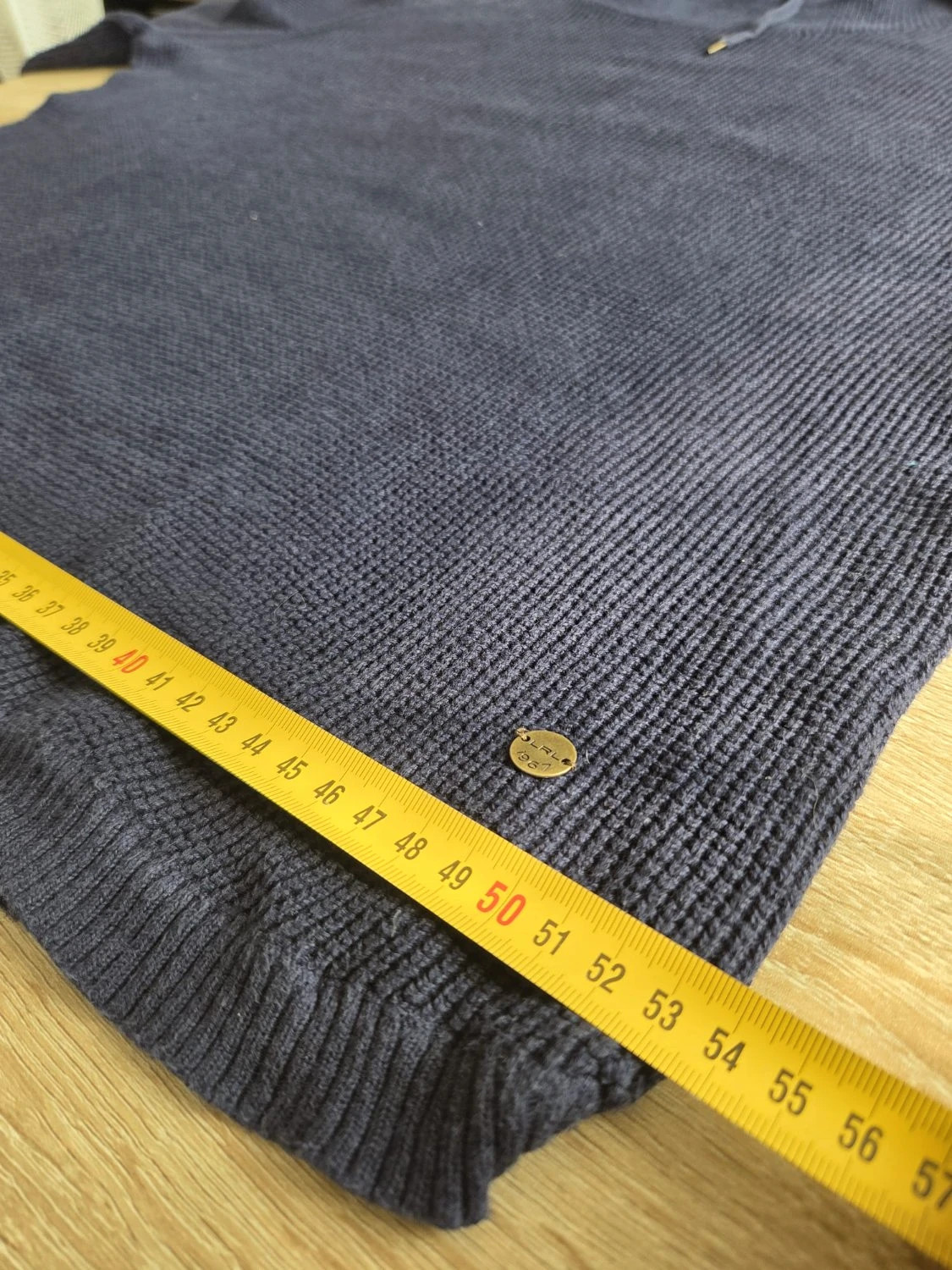 Pull a col cheminée Lauren Ralph Lauren maille cordon de serrage bleu marine Femme Taille XL – Ralph Lauren – taille XL / 42 / 14 5