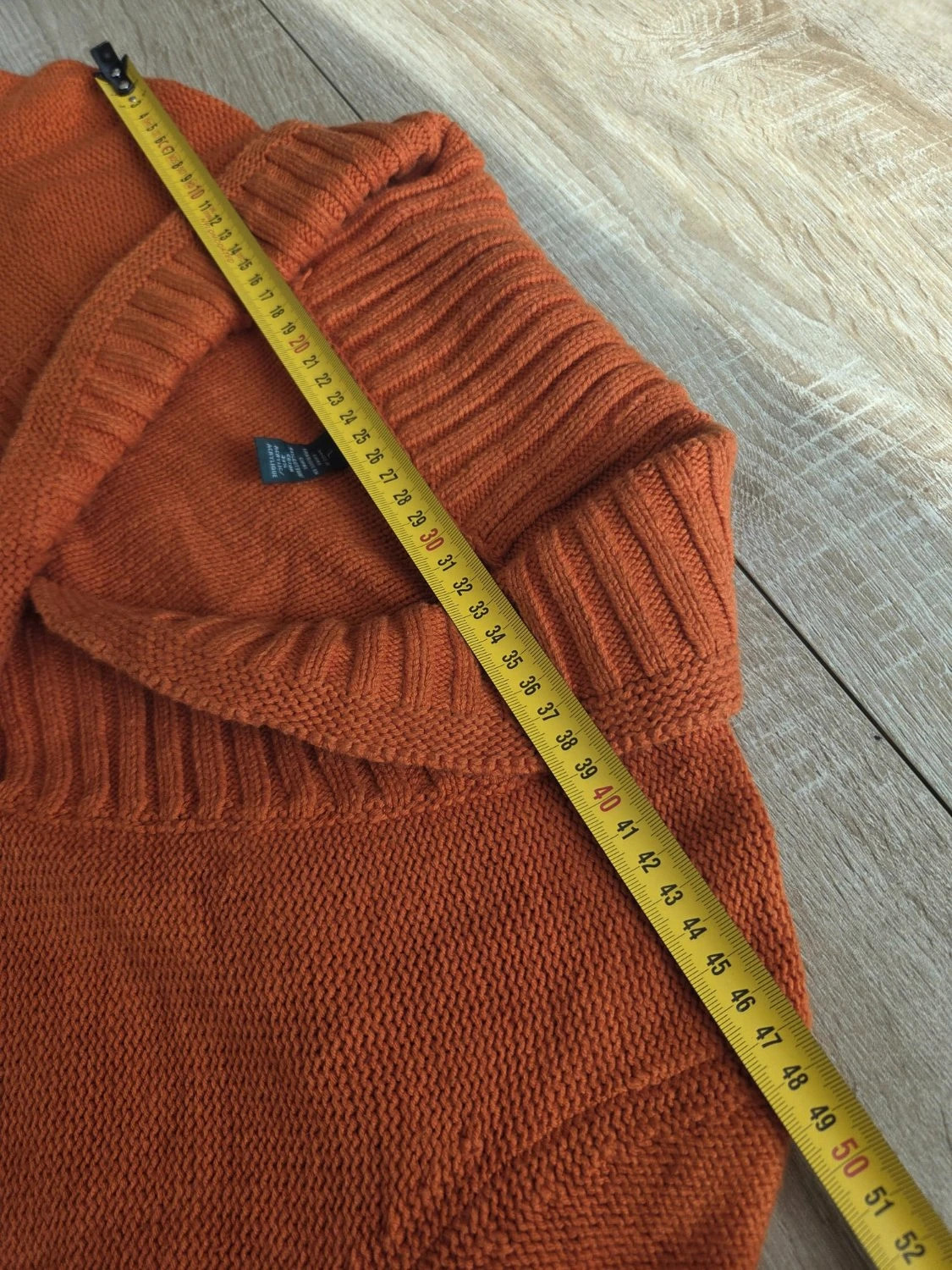 Pull Lauren Jeans CO. Ralph Lauren maille col châle boutons orange Femme Taille L – Ralph Lauren – taille L / 40 / 12 5
