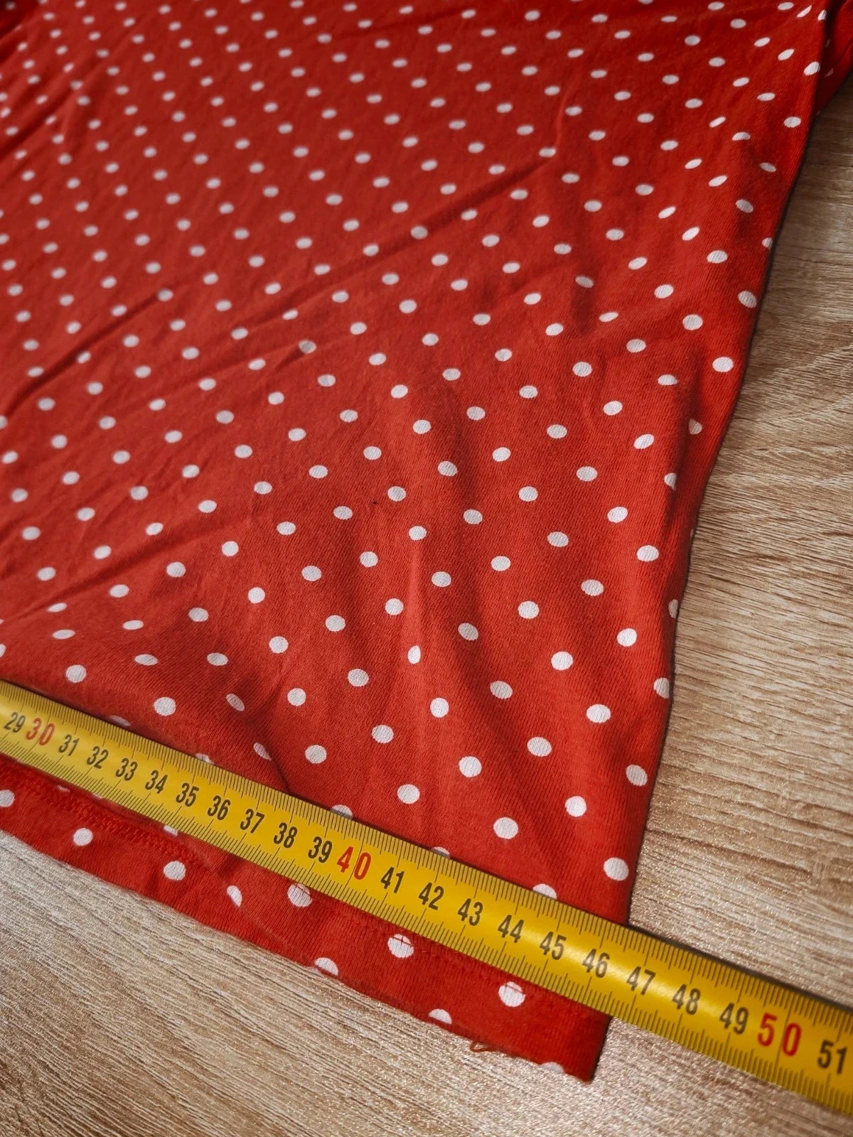 Haut rouge à pois blancs et nœud – Lauren Ralph Lauren – Taille L – LAUREN Ralph Lauren – taille L / 40 / 12 5