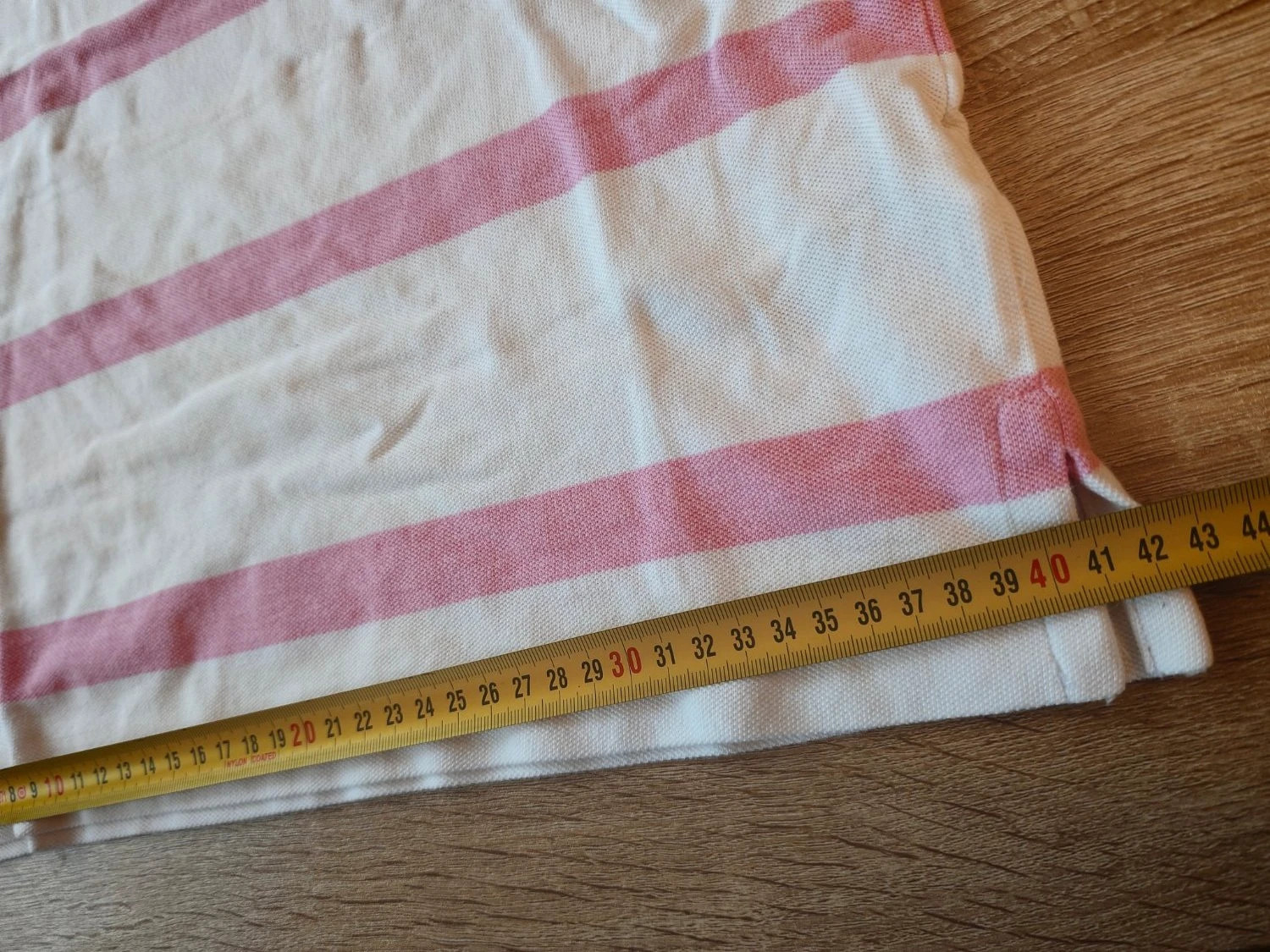 Polo Ralph Lauren custom slim fit rayé brodé motif à rayures horizontales blanc et rose taille XS – Ralph Lauren – taille XS 5