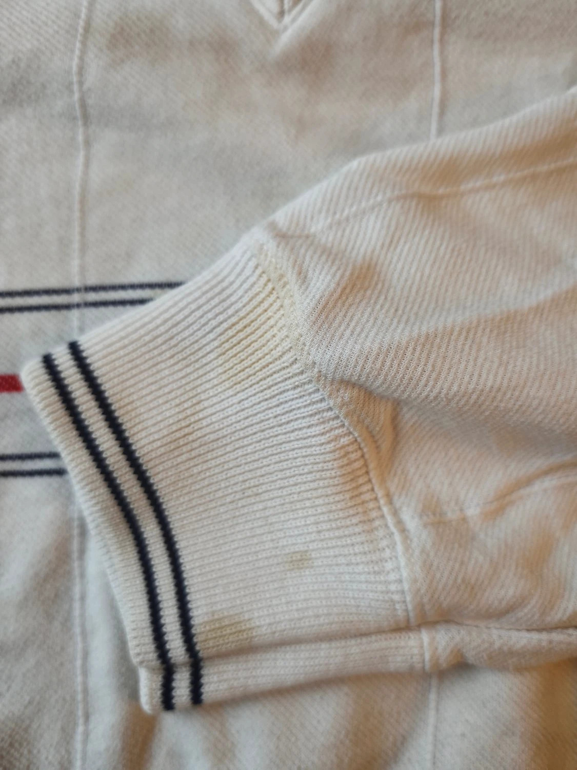 Sweat à col V Puma Vintage rétro finitions rayées logo brodé blanc Homme taille M – Puma – taille M 5