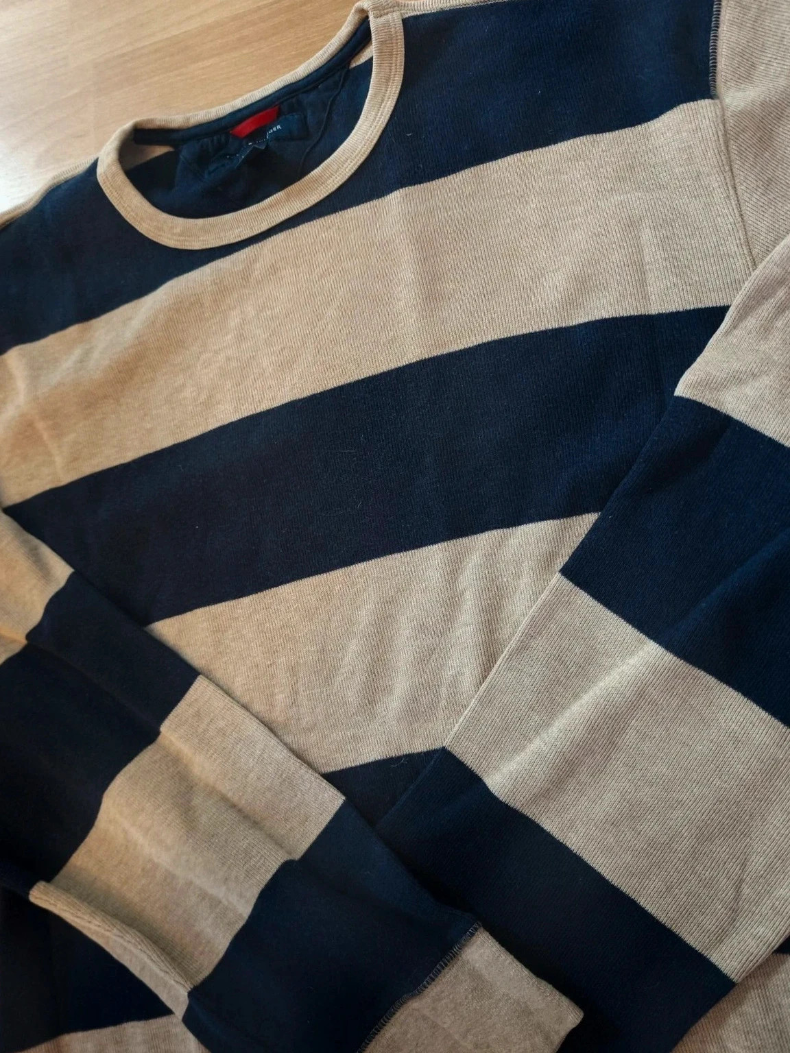 Pull rayé Tommy Hilfiger – bleu marine et beige – Taille XXL – Tommy Hilfiger – taille XXL 3